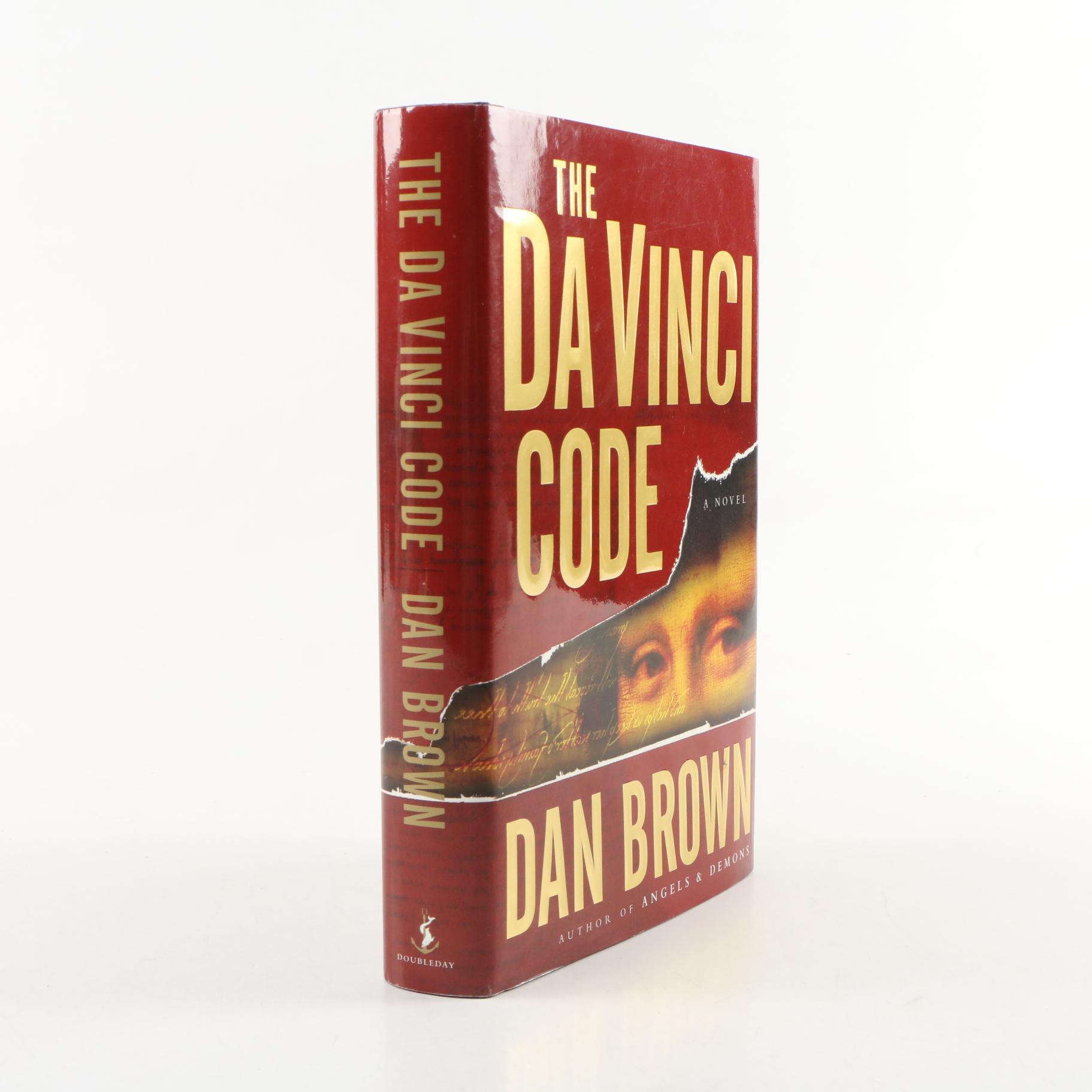 Dan Brown Signed First Edition, First Printing of  "The Da Vinci Code"