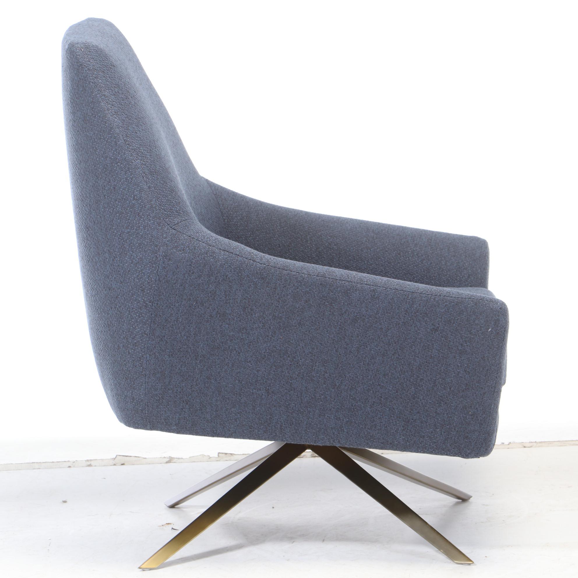 Article Mid Century Modern Style "Spin" Swivel Lounge Chair