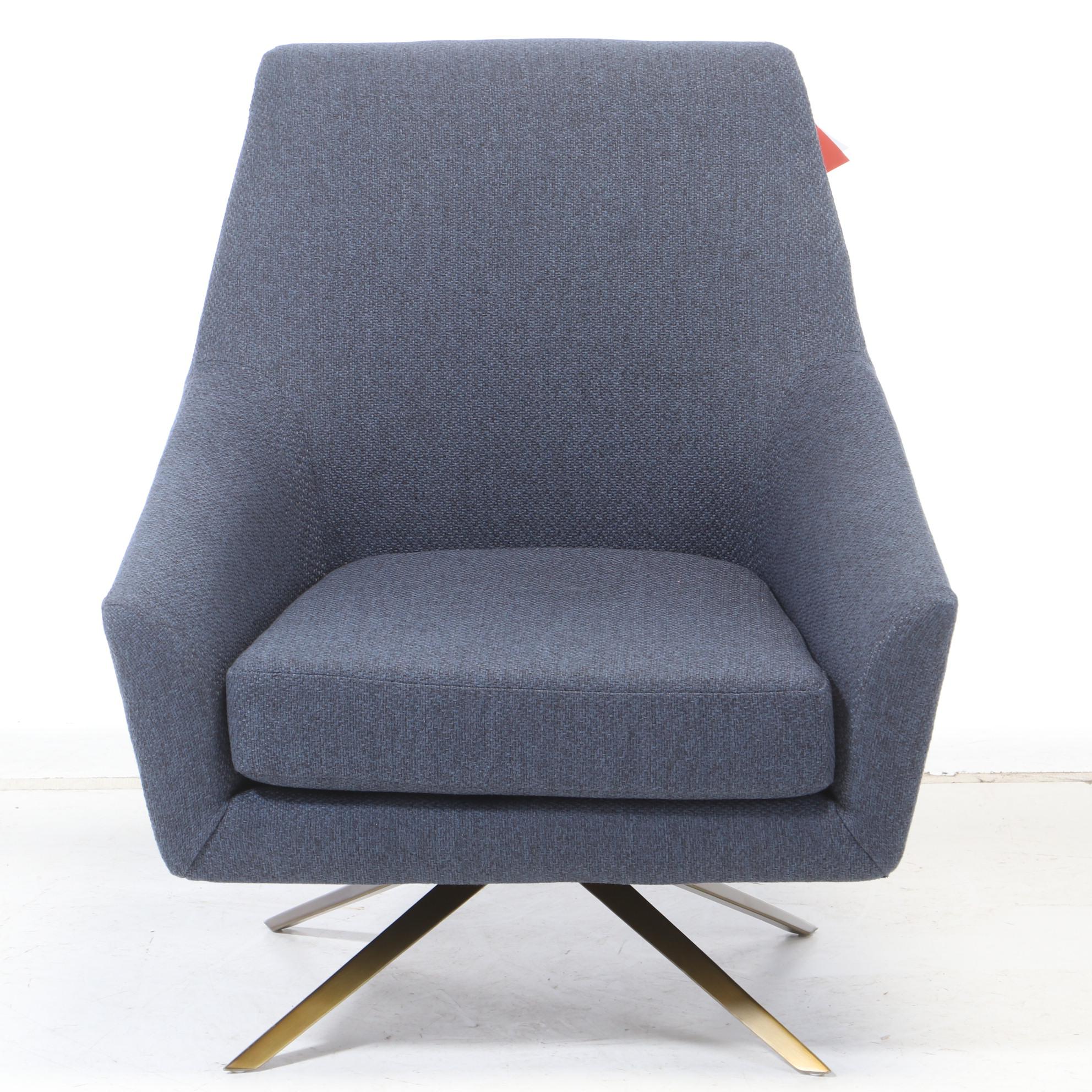 Article Mid Century Modern Style "Spin" Swivel Lounge Chair