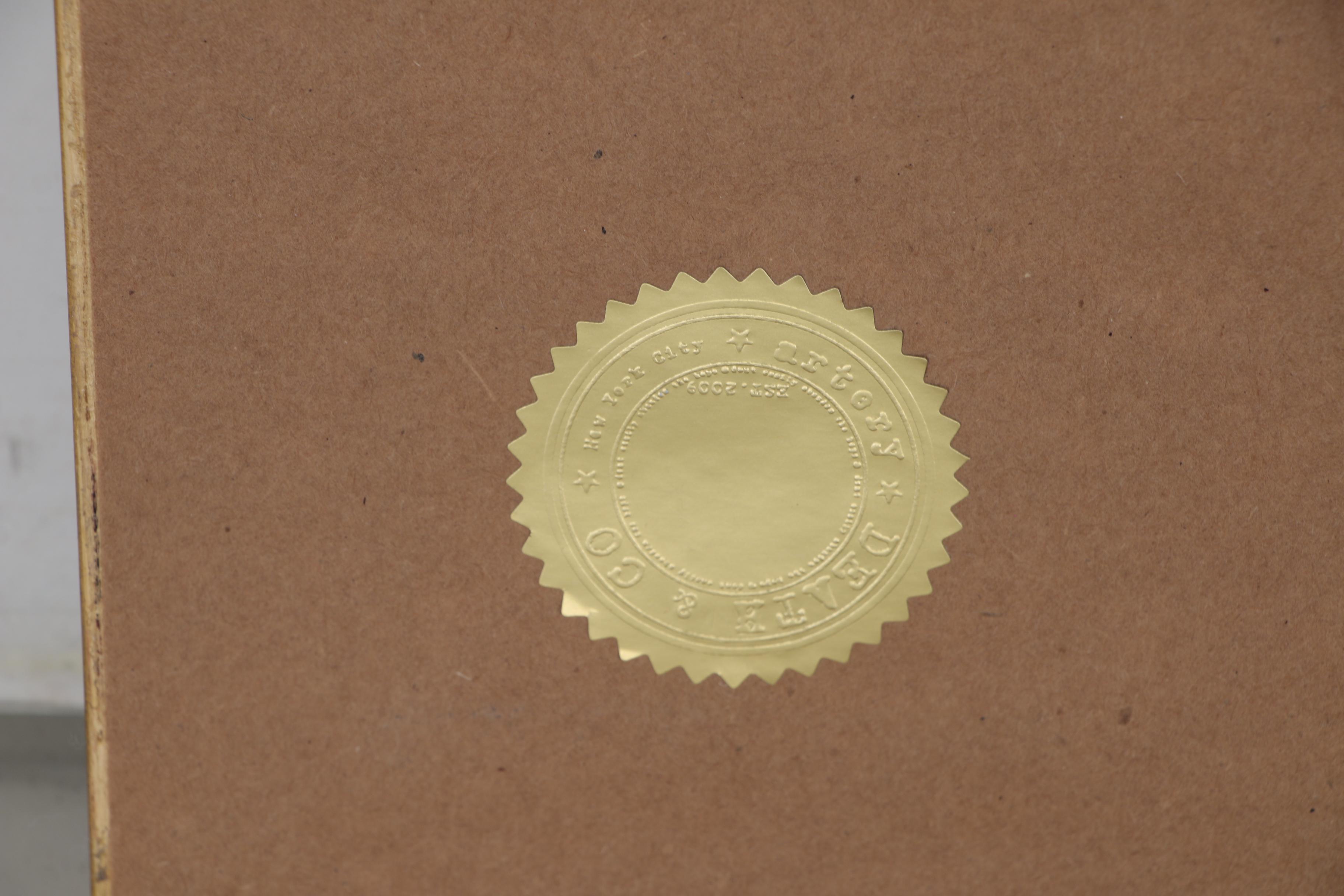 Death NYC Offset Lithograph of Mona Lisa in Gas Mask