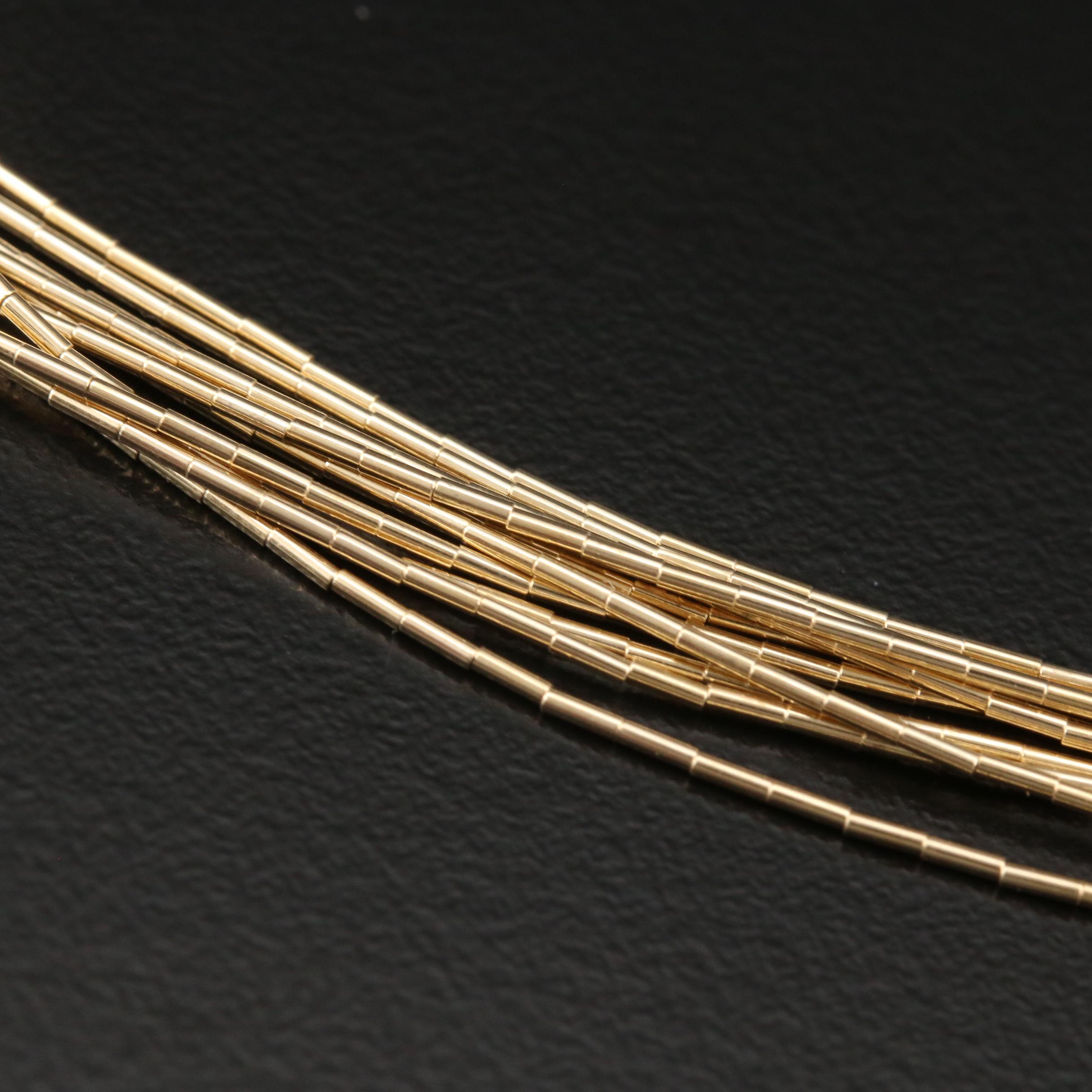 Southwestern Style Sterling Silver Liquid Silver Necklace