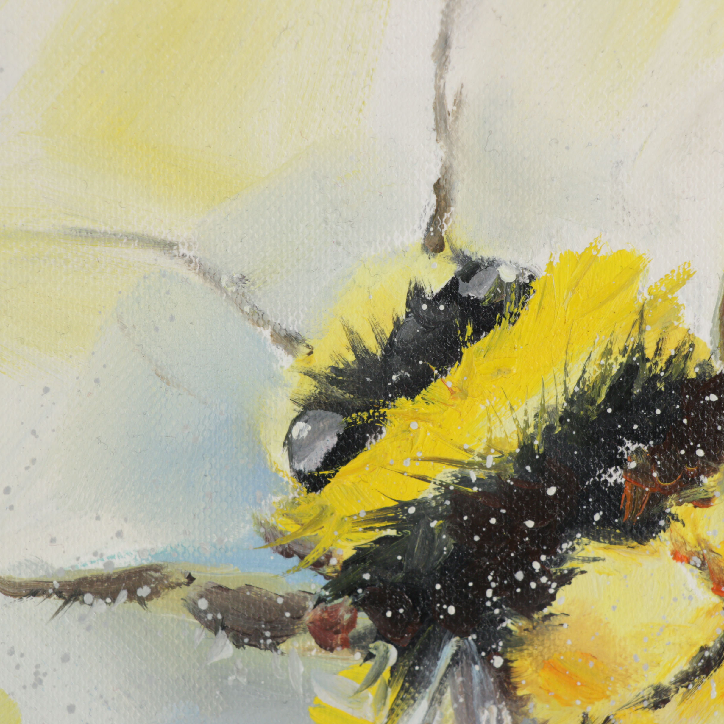 Inga Khanarina Oil Painting of Bumble Bee