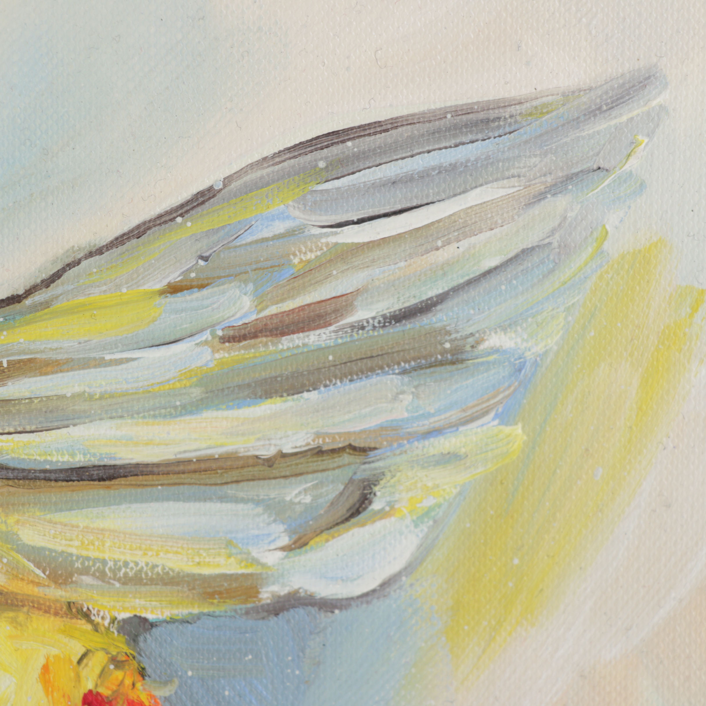 Inga Khanarina Oil Painting of Bumble Bee