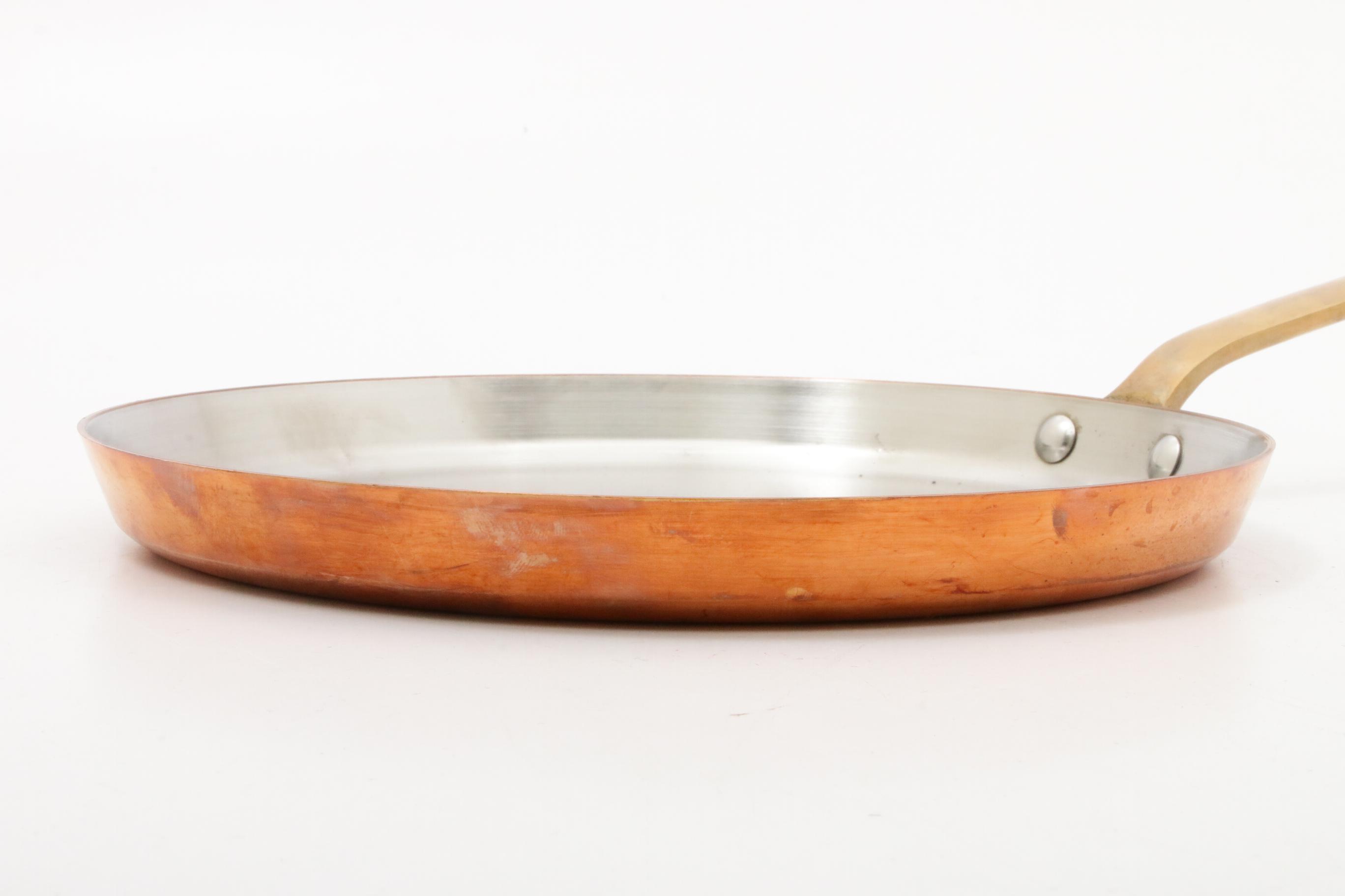 Mauviel Copper Crepe Pan with Tin Lining