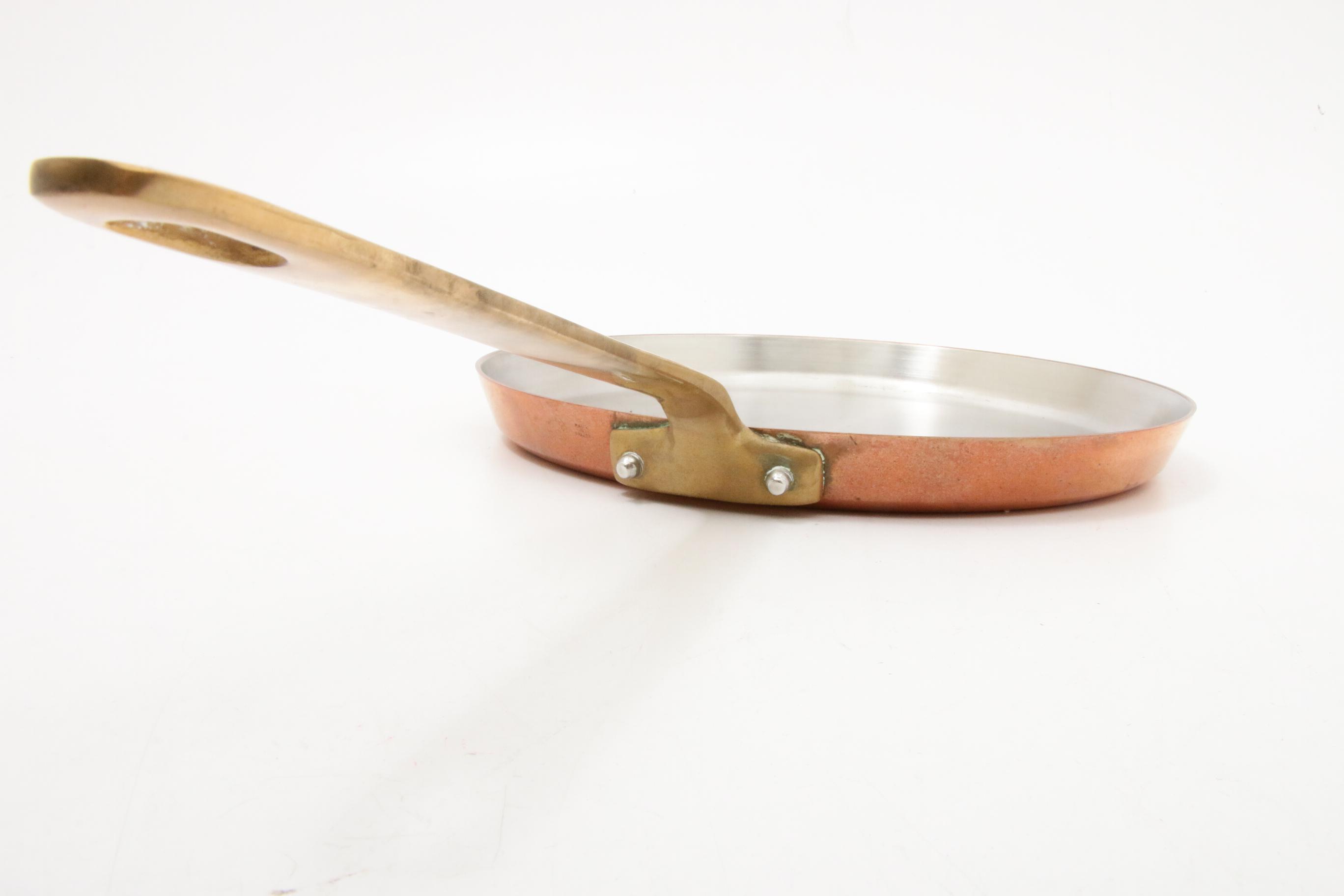 Mauviel Copper Crepe Pan with Tin Lining