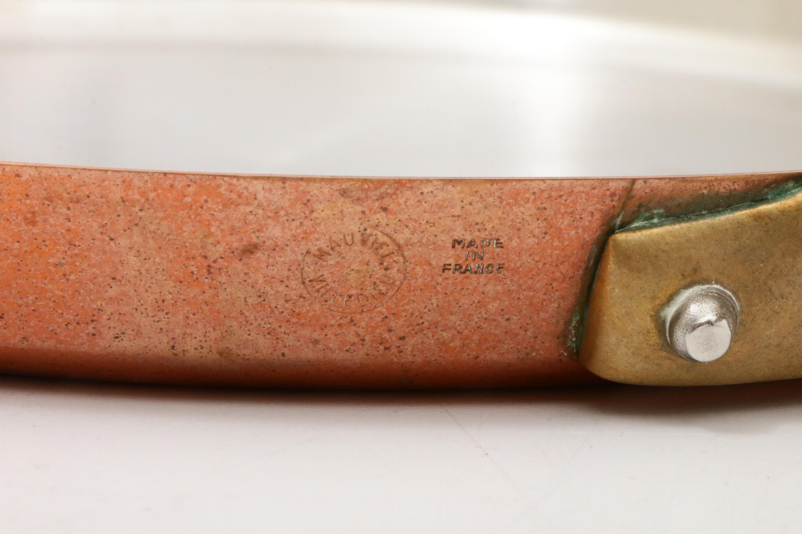 Mauviel Copper Crepe Pan with Tin Lining