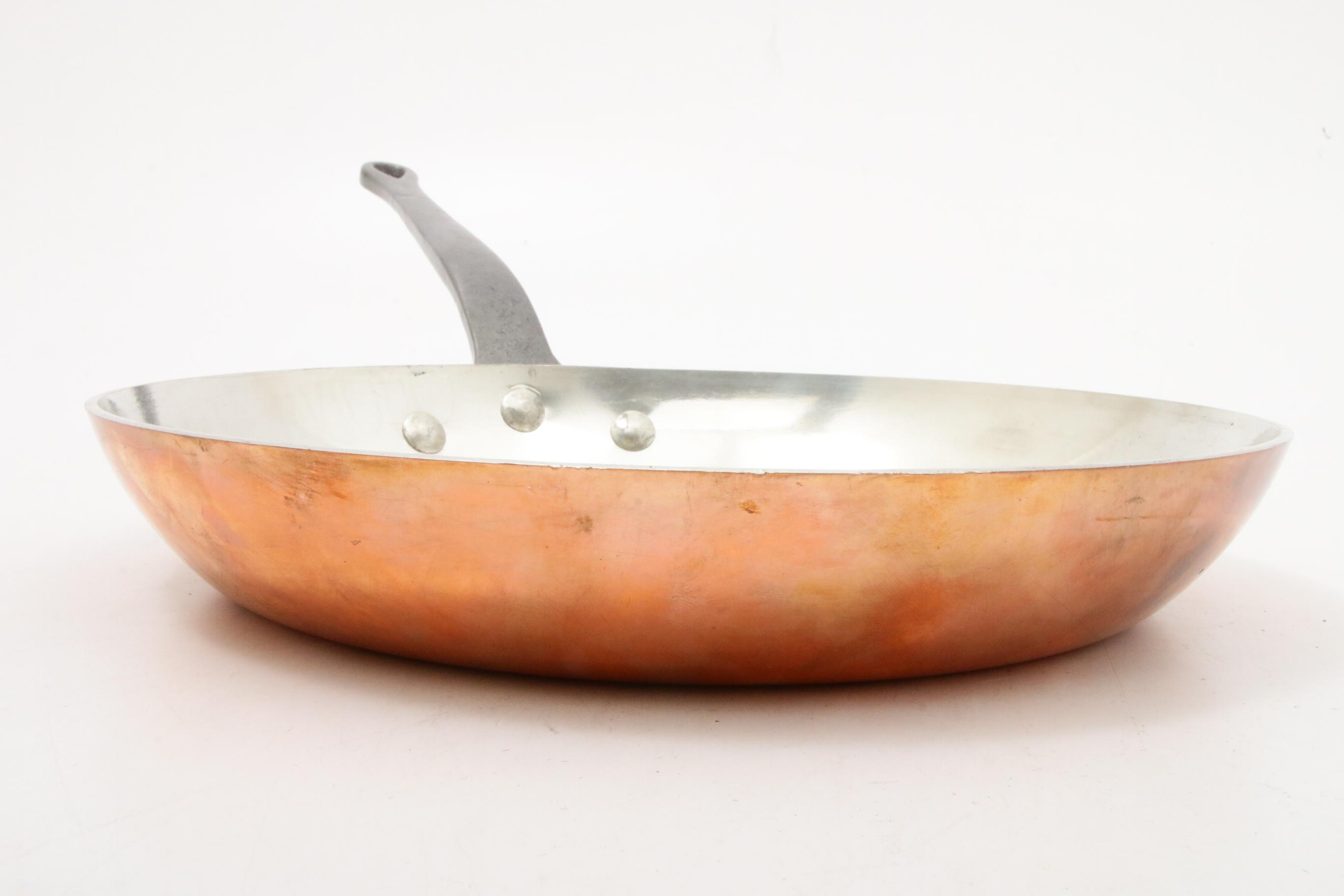 Mauviel Copper Frying Pan with Tin Lining