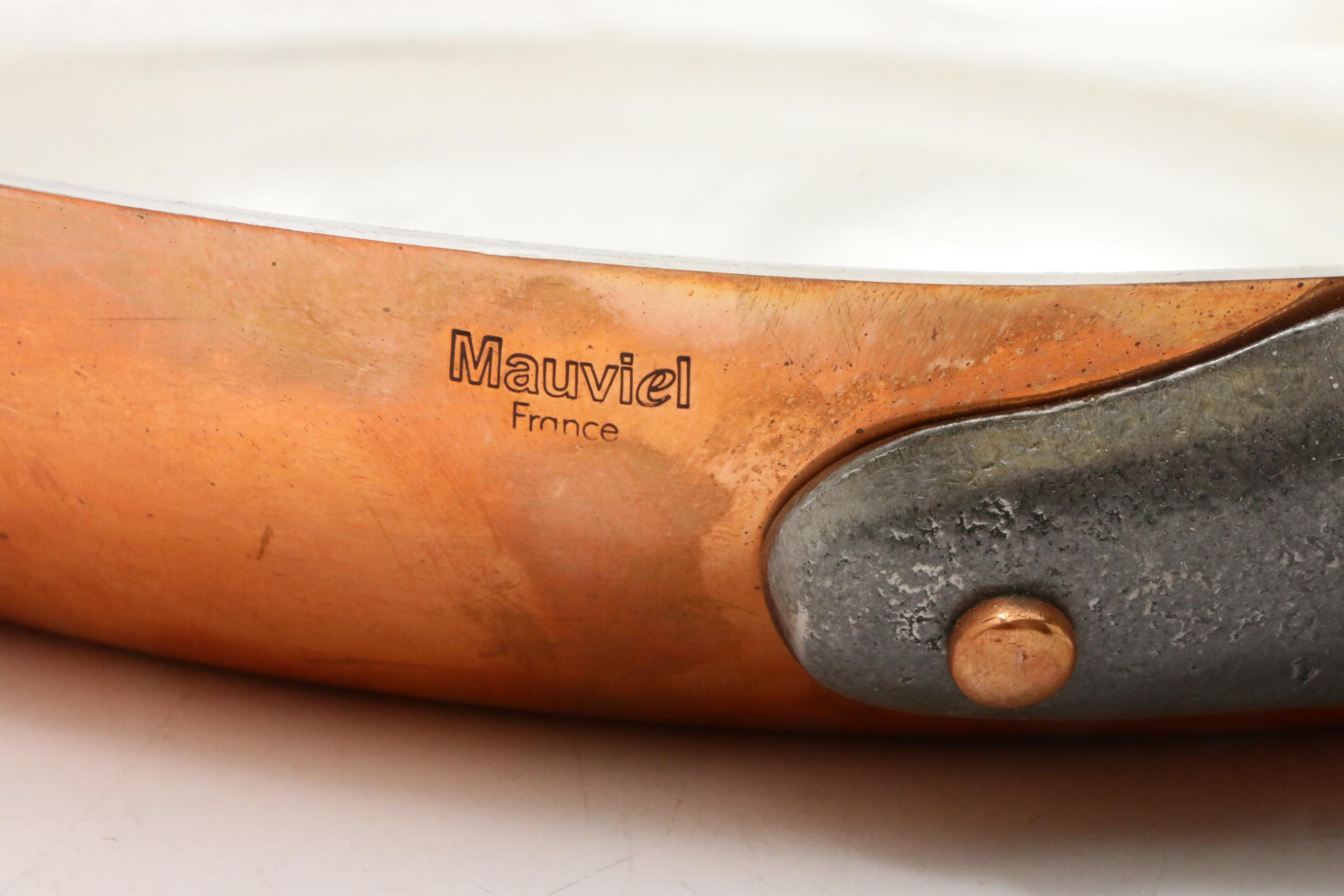 Mauviel Copper Frying Pan with Tin Lining