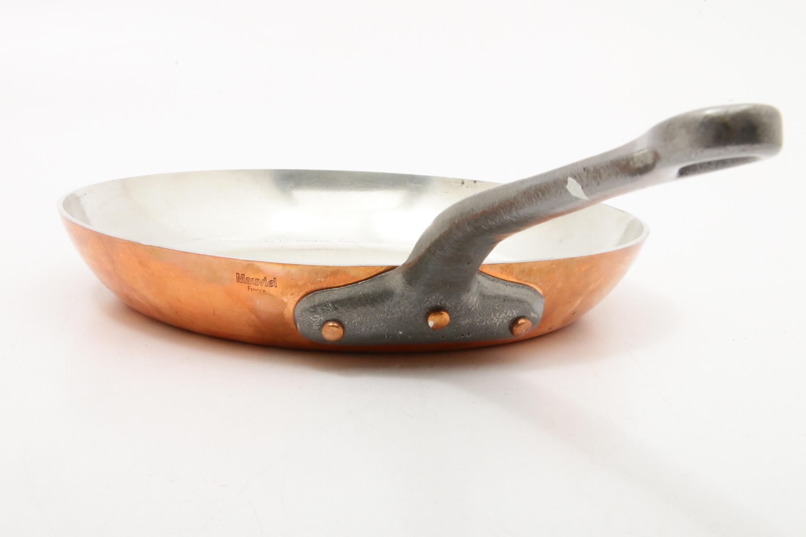 Mauviel Copper Frying Pan with Tin Lining