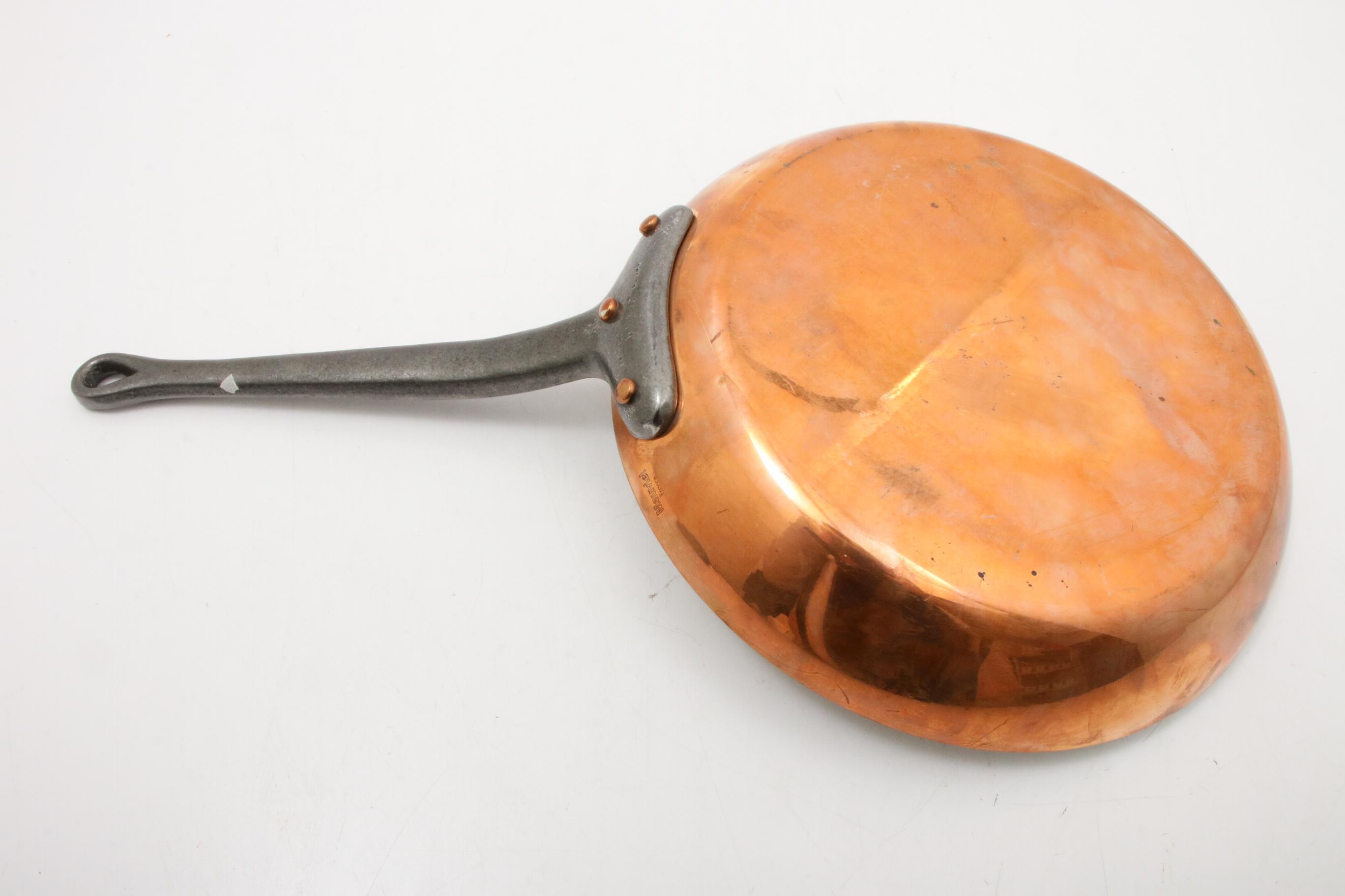 Mauviel Copper Frying Pan with Tin Lining