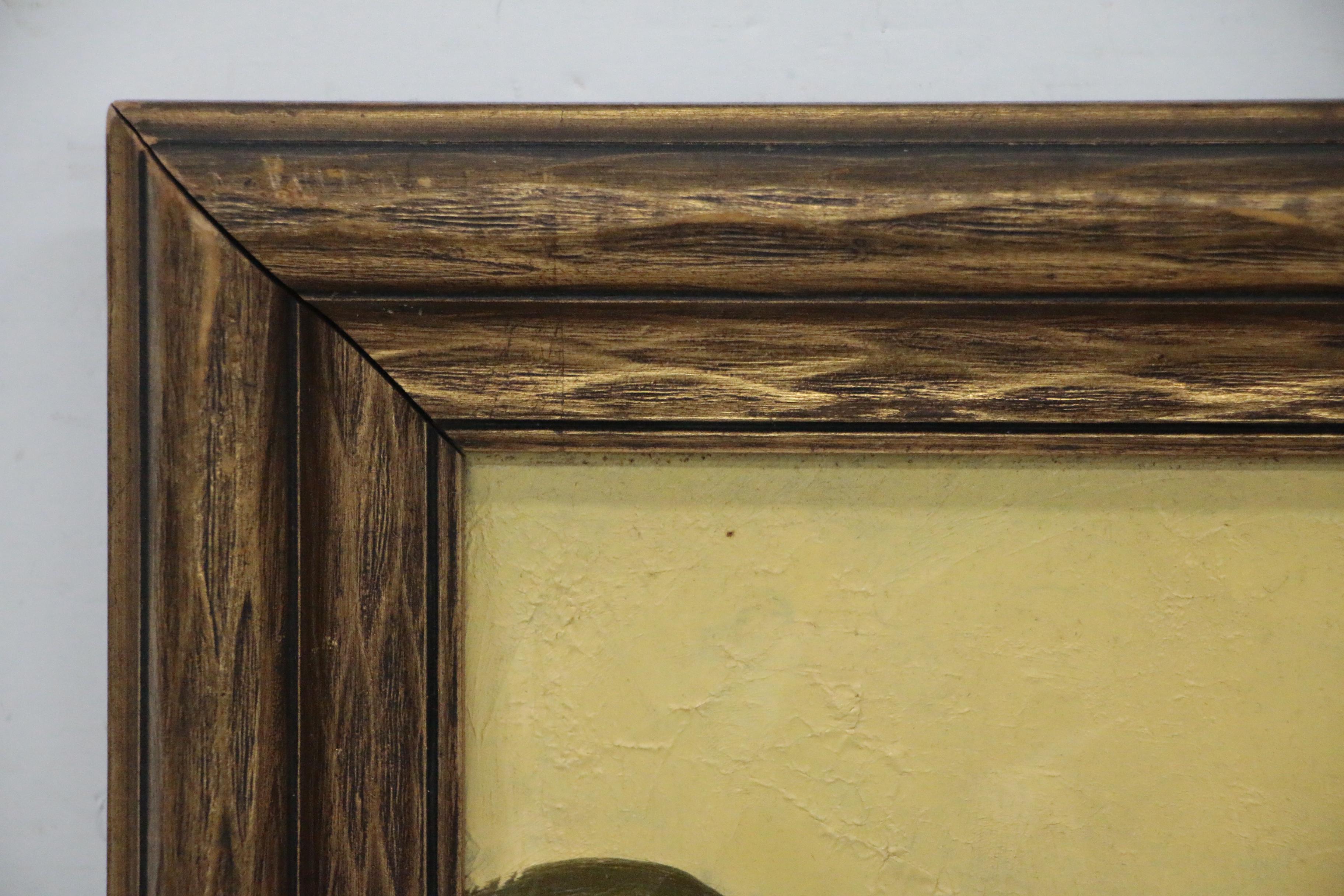 Robert Robinson Preliminary Oil Illustration with 1934 "Motor" Magazine