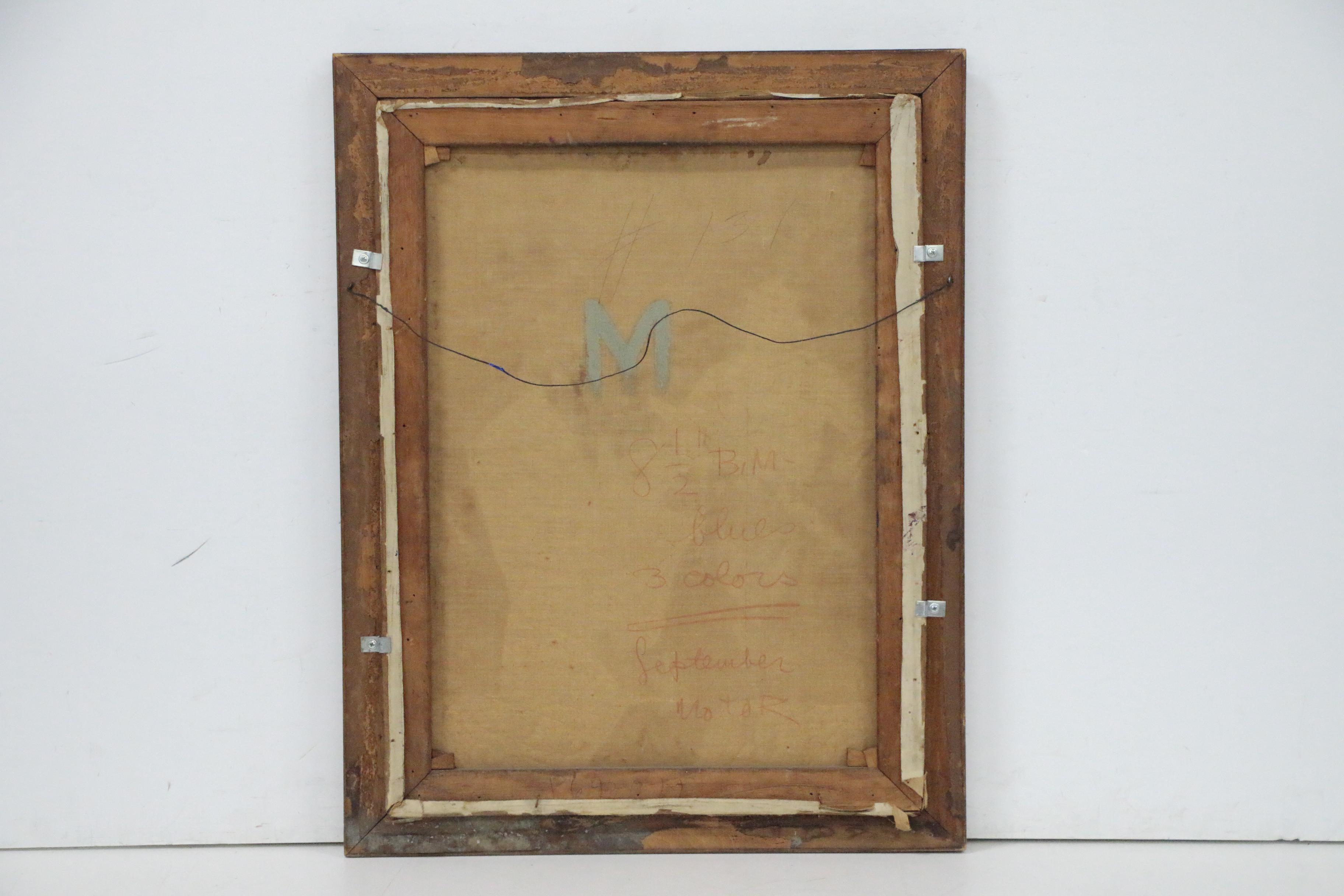 Robert Robinson Preliminary Oil Illustration with 1934 "Motor" Magazine