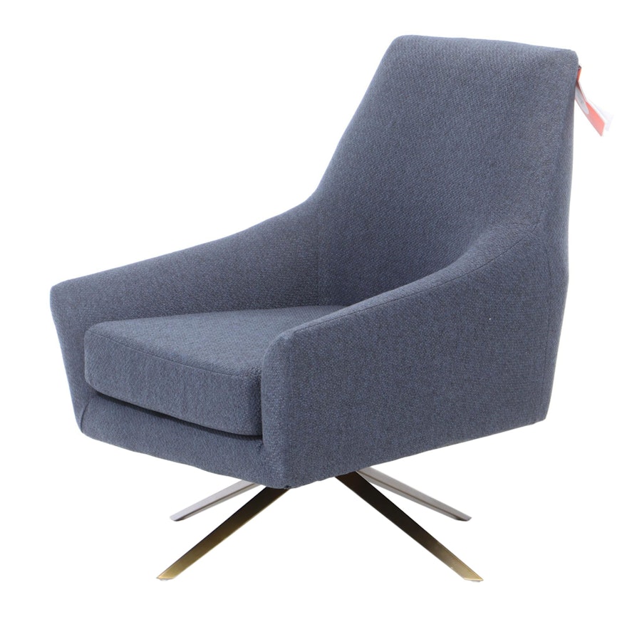 Article Mid Century Modern Style "Spin" Swivel Lounge Chair