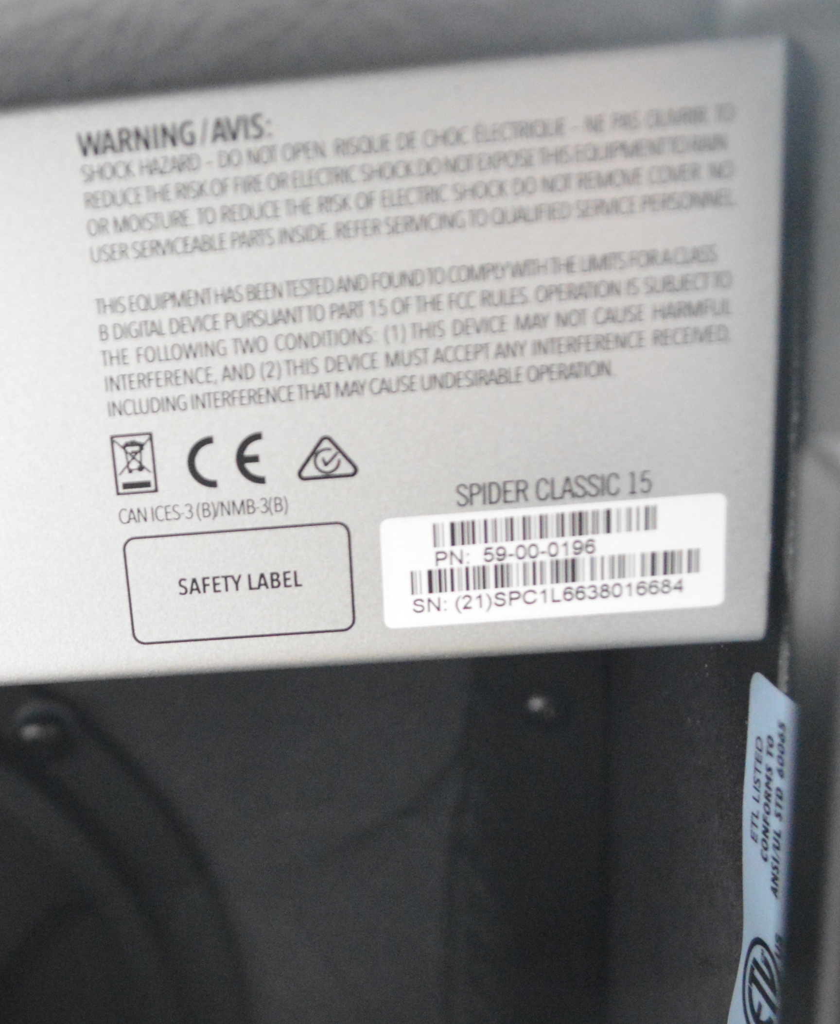 Line 6 Spider Classic 15 1x8 Modeling Combo Amplifier and Onstage Stand