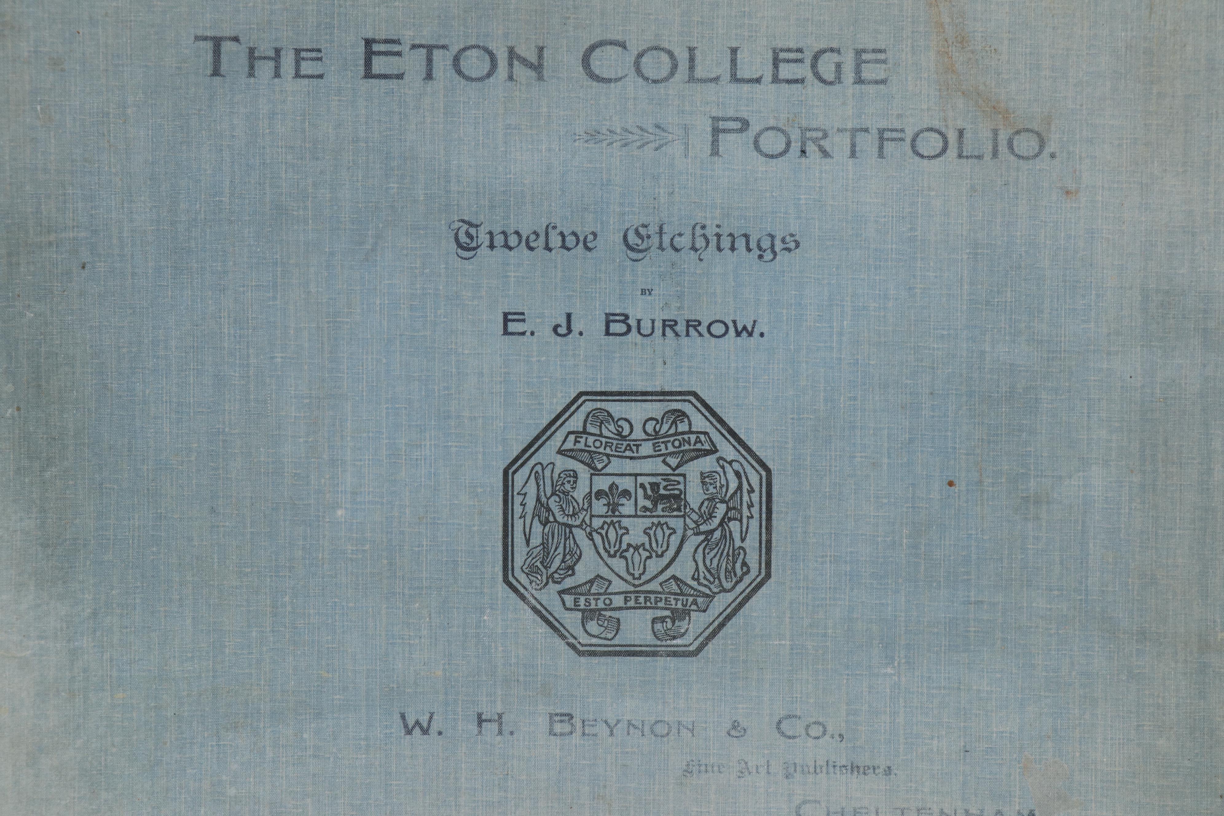 "The Eaton College Portfolio" by Edward J. Burrow, Early 20th Century