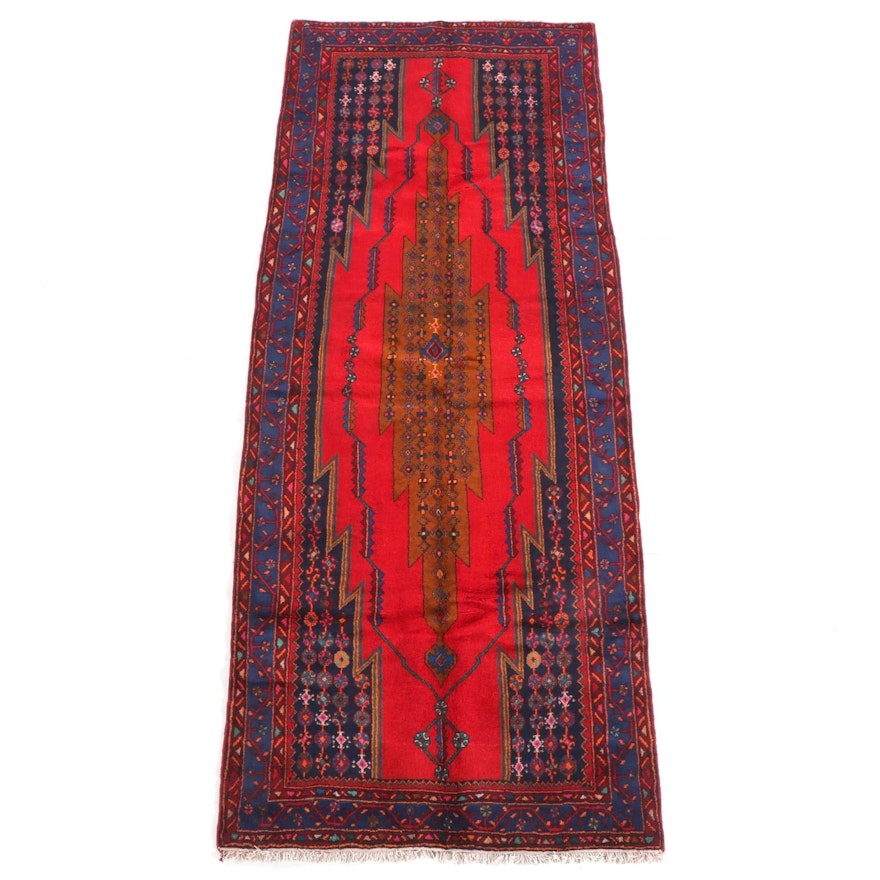 4'3 x 10'9 Hand-Knotted Turkish Taspinar Wool Long Rug