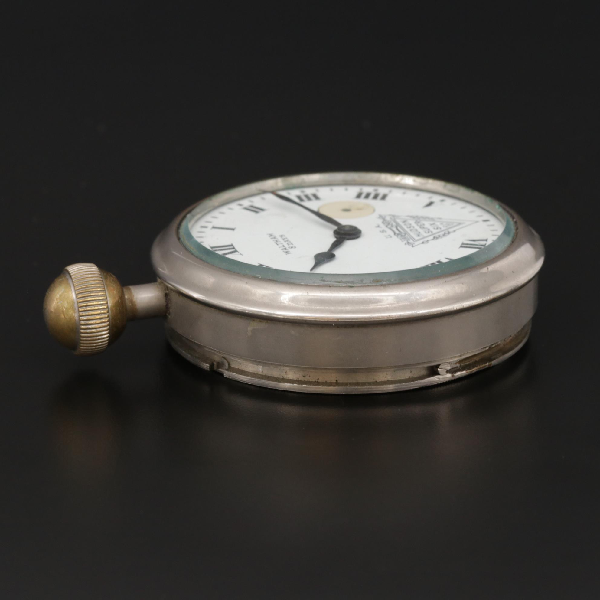 Antique Waltham 8 Days Auto Clock for Hudson Super Six, Circa 1919