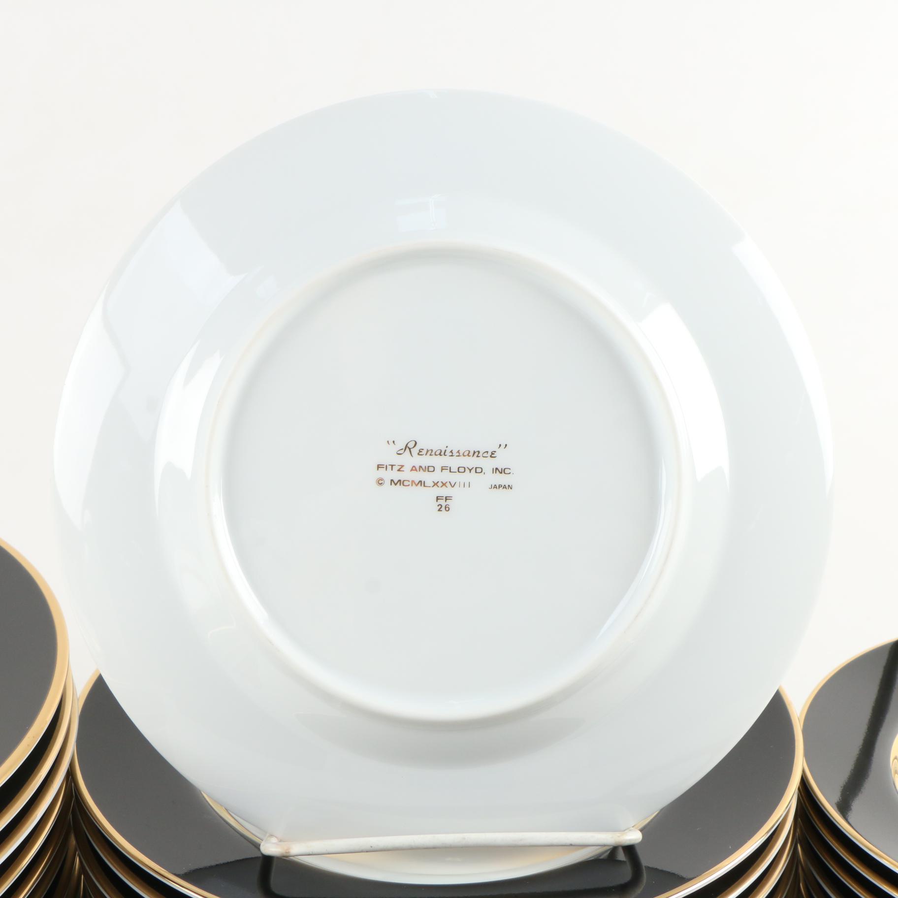 Fitz & Floyd "Renaissance" and "Chaumont" Porcelain Dinnerware