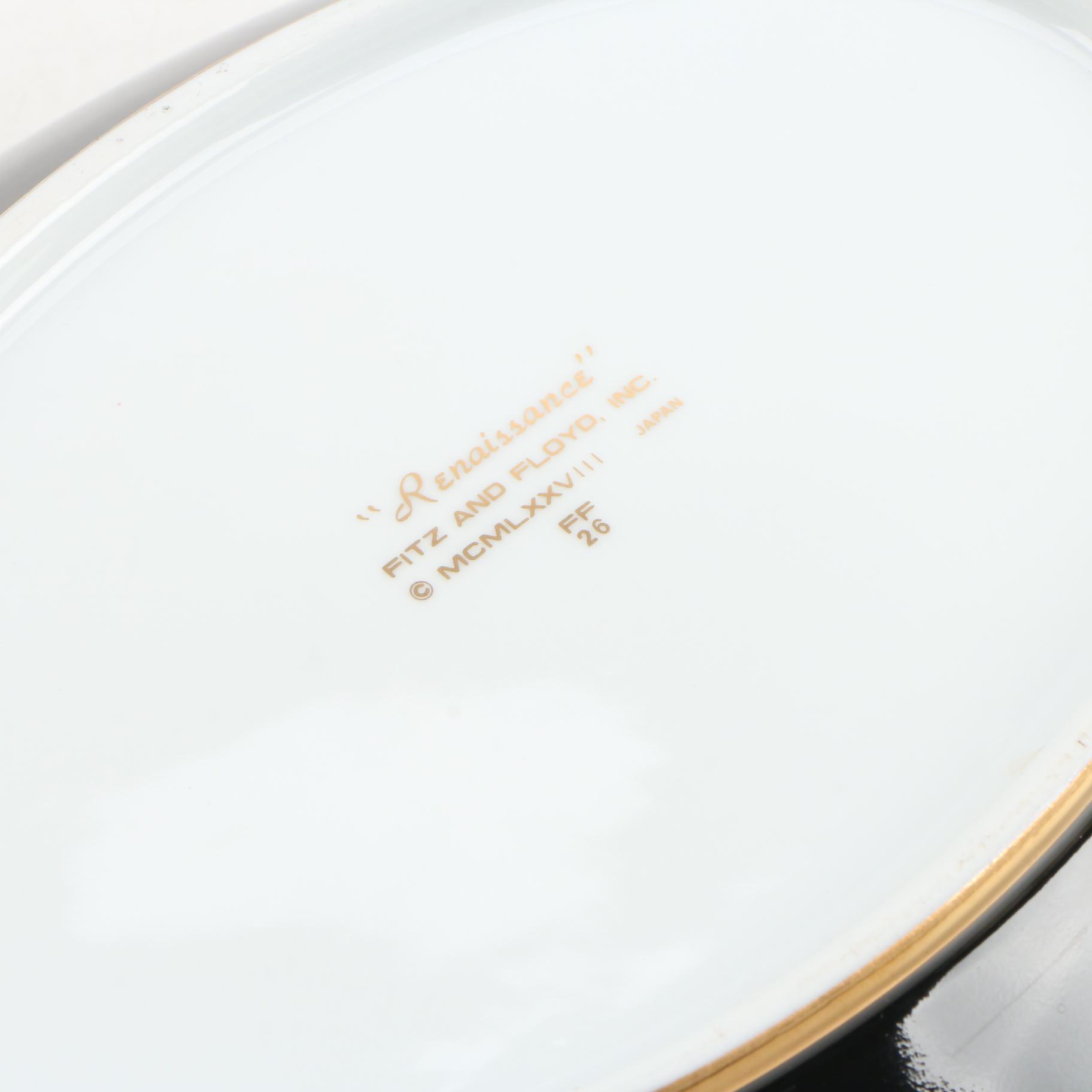 Fitz & Floyd "Renaissance" and "Chaumont" Porcelain Dinnerware