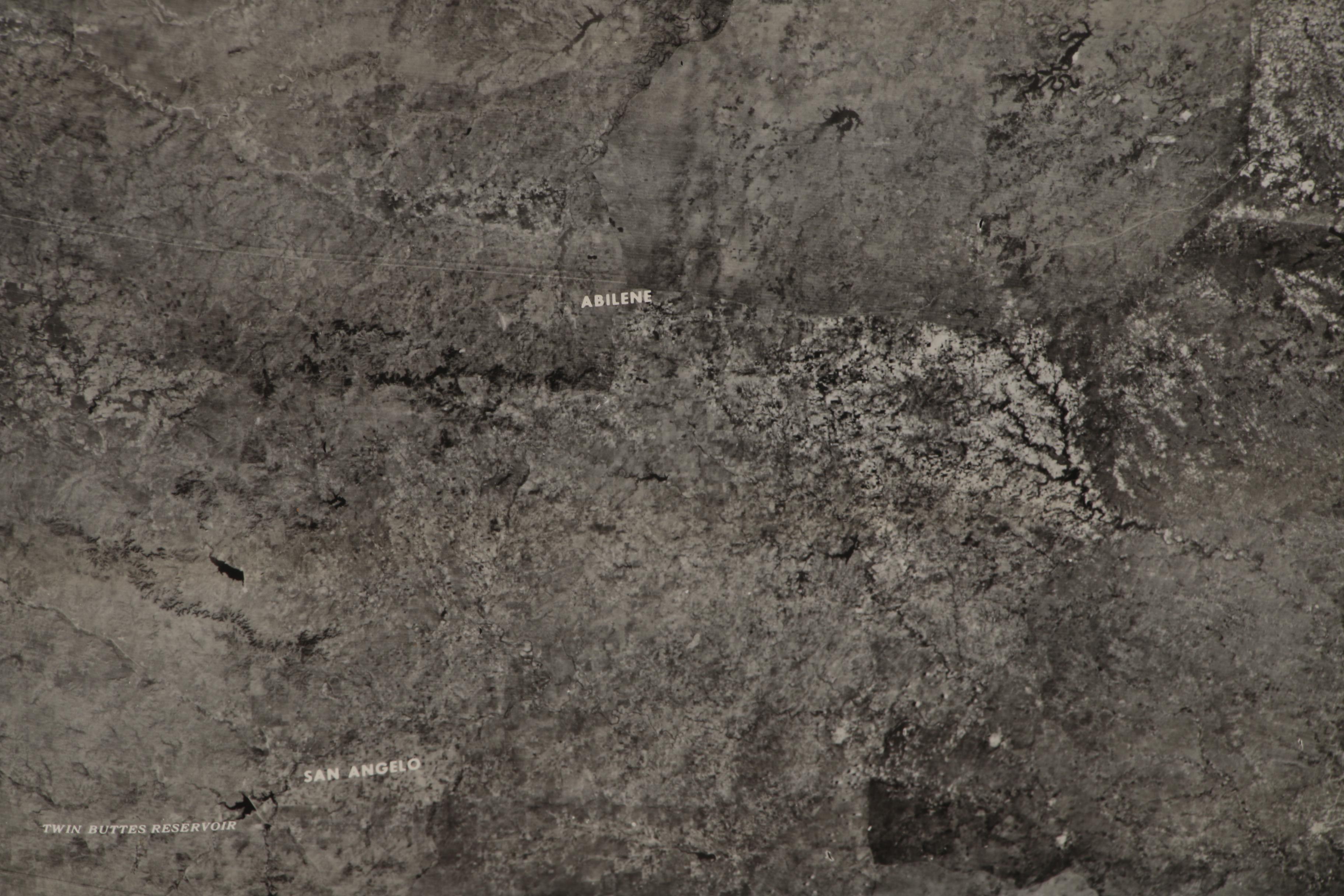 Satellite Mosaic Image of the State of Texas, 1974