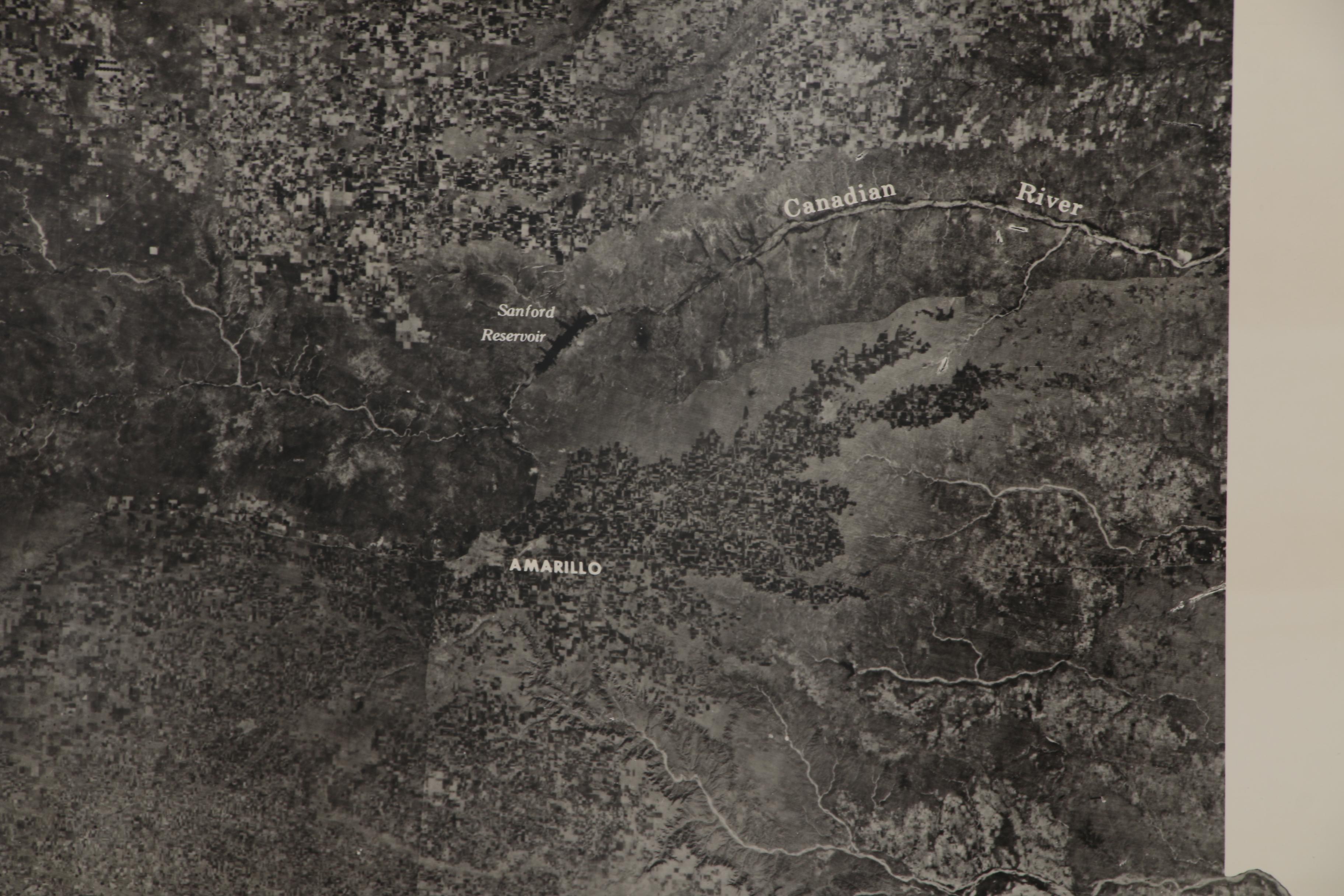 Satellite Mosaic Image of the State of Texas, 1974