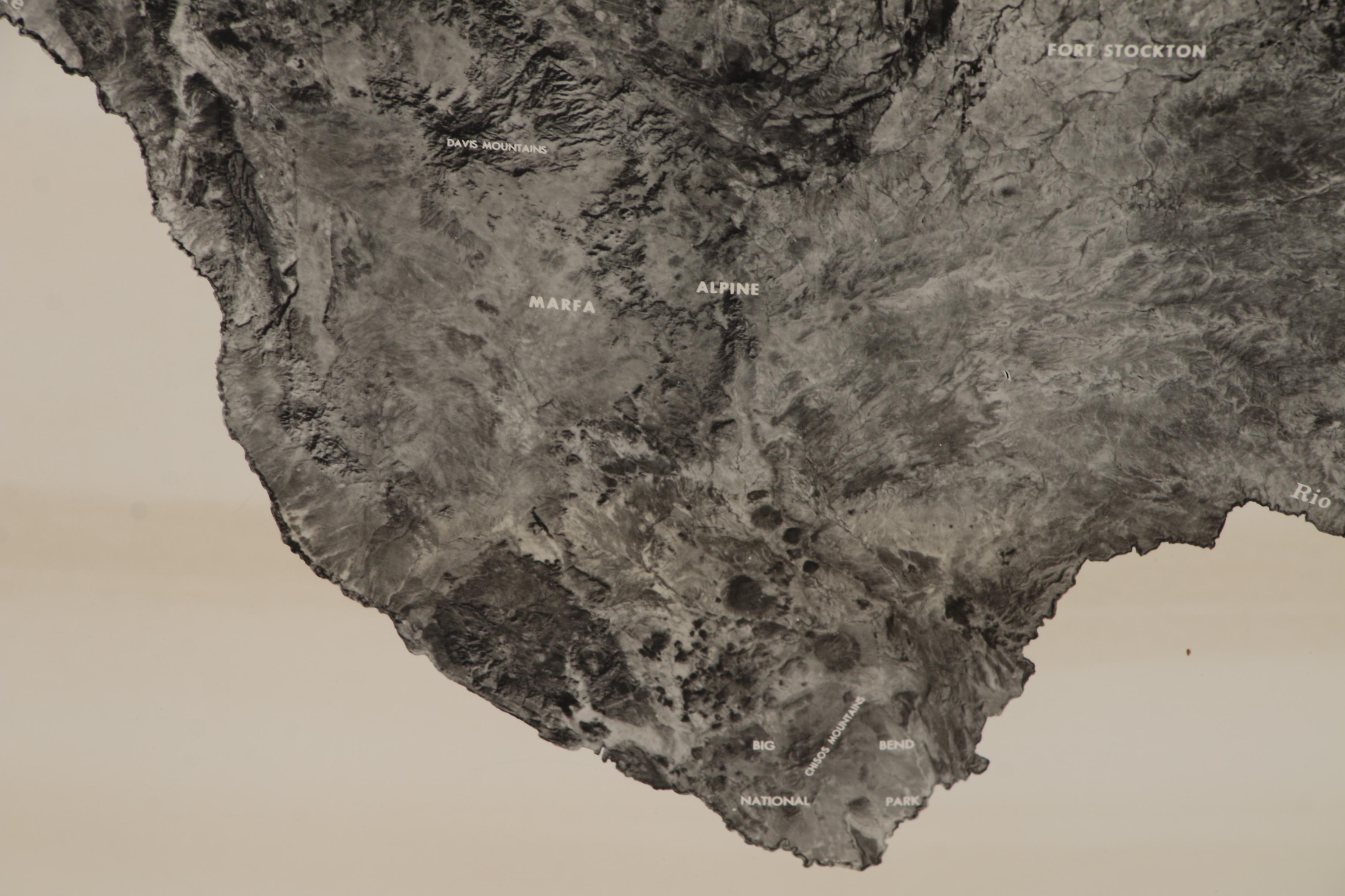 Satellite Mosaic Image of the State of Texas, 1974