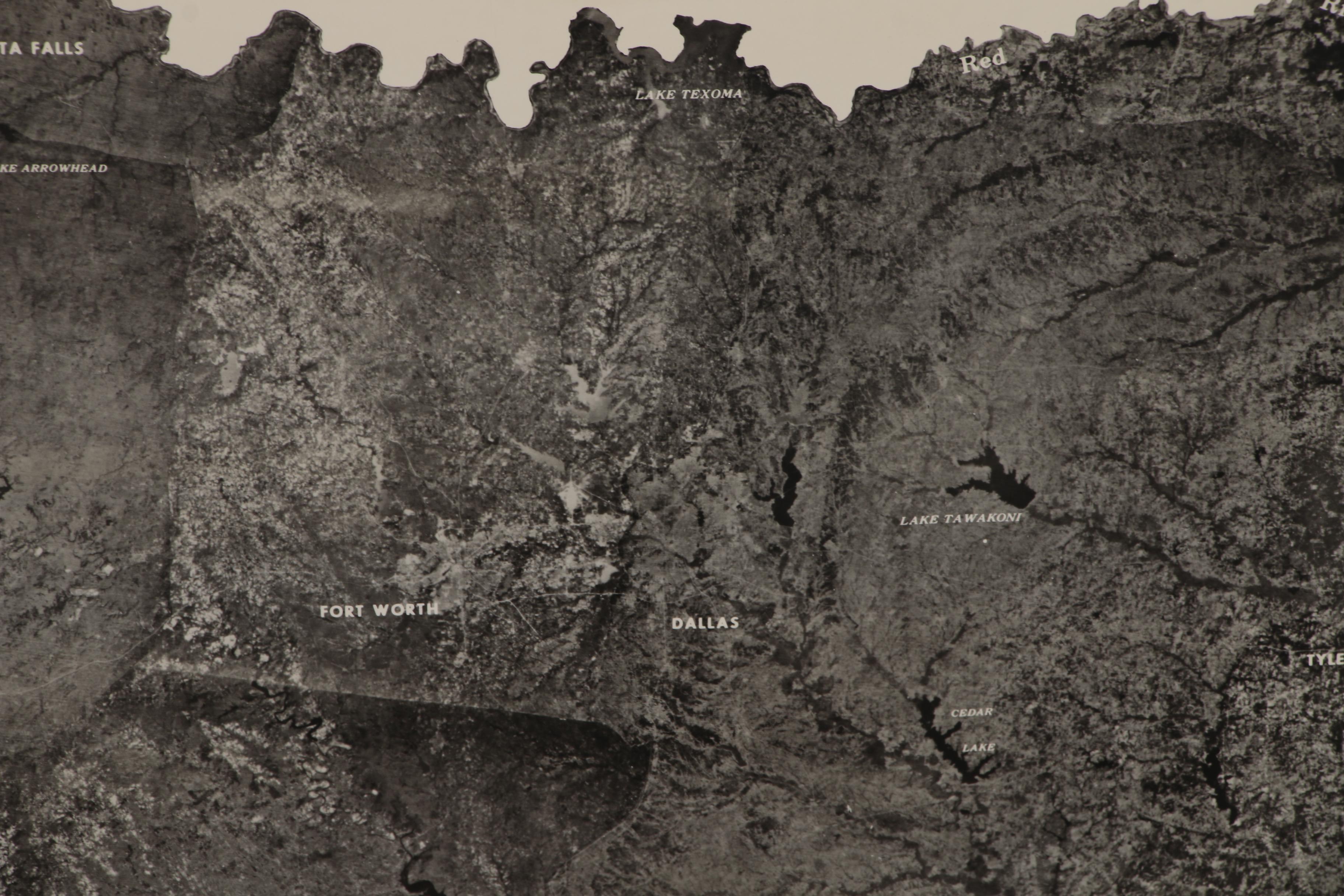 Satellite Mosaic Image of the State of Texas, 1974