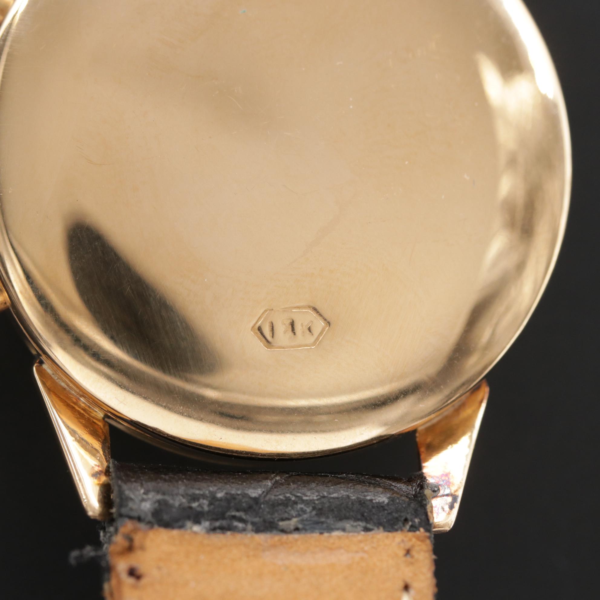 Vintage Breitling 18K Yellow Gold Watch