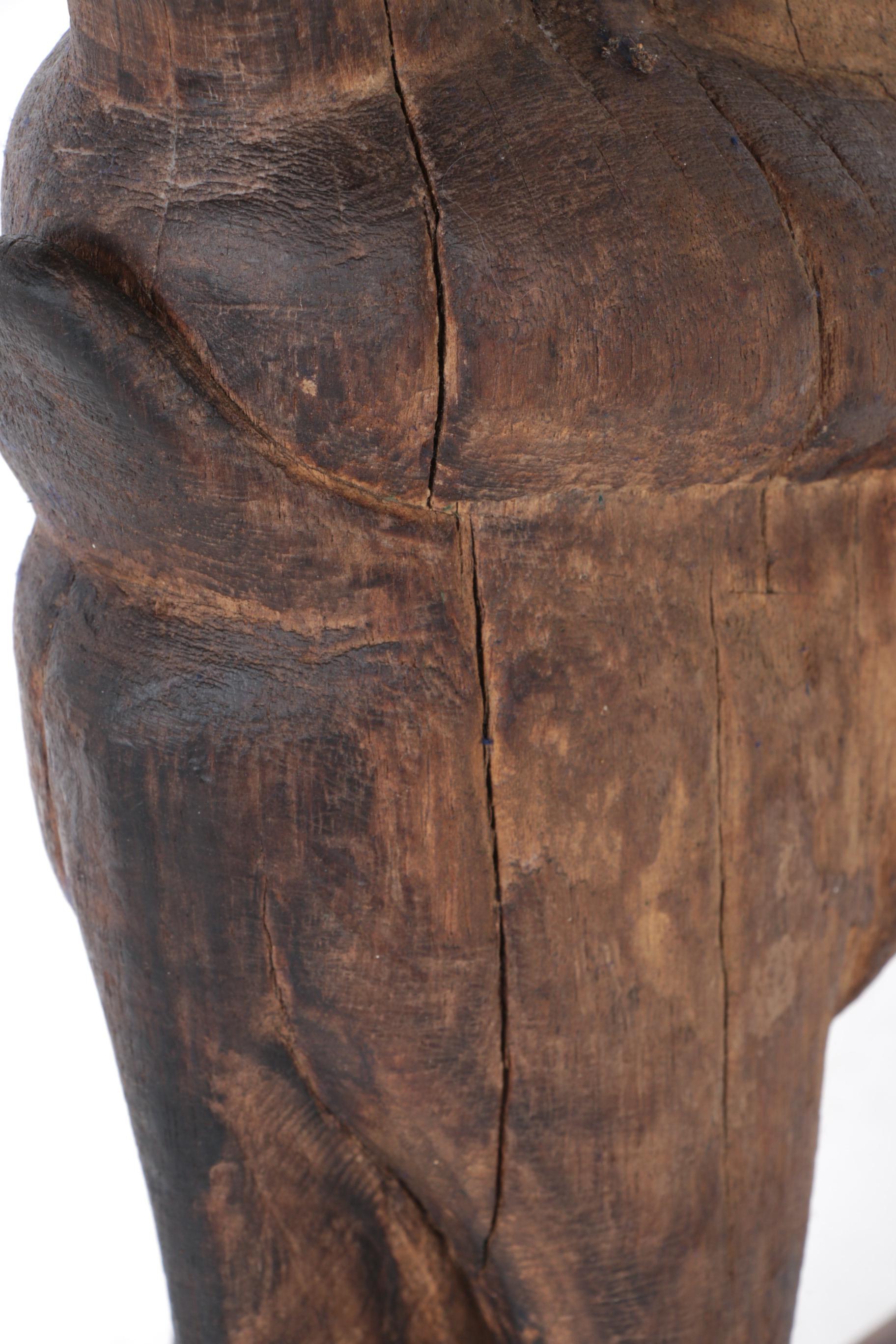 Dogon Style Wooden Horseman, Late 20th Century