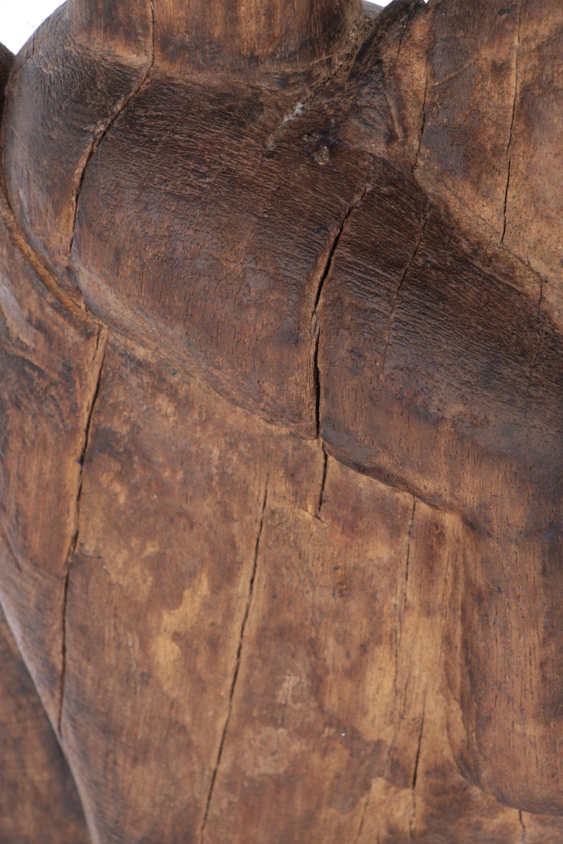 Dogon Style Wooden Horseman, Late 20th Century