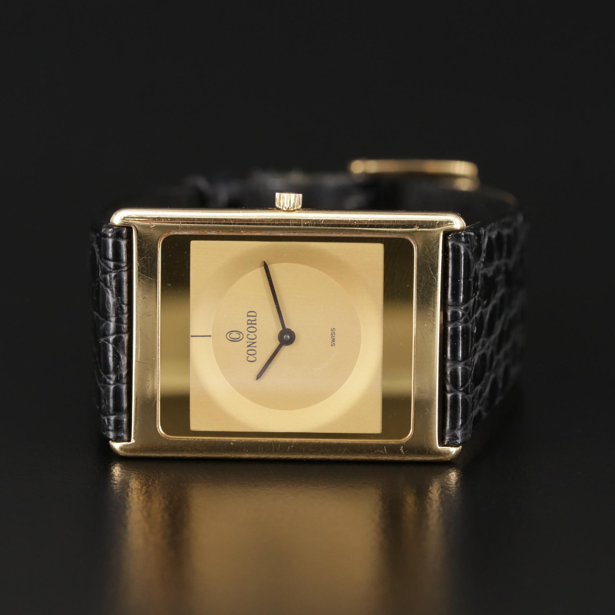 Concord Delirium 18K Gold Quartz Watch