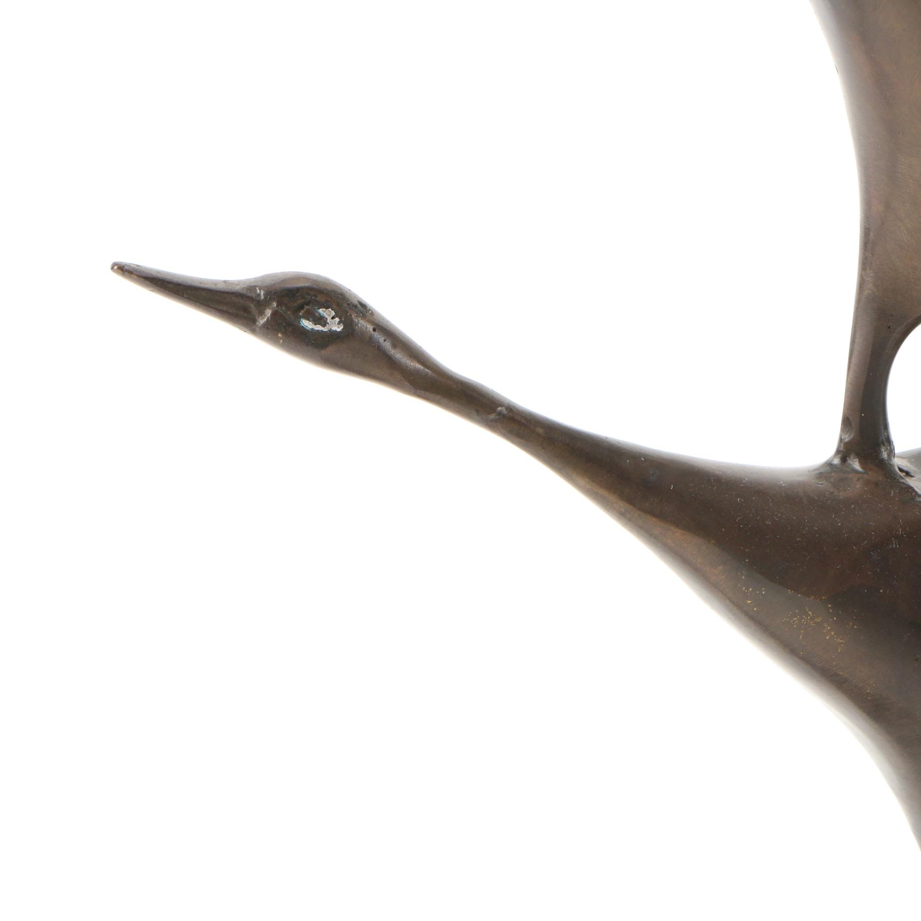 Frederick Cooper Bronze Flying Geese Table Lamp