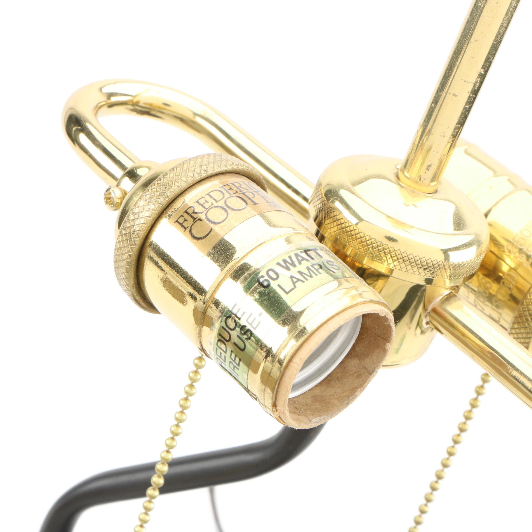 Frederick Cooper Bronze Flying Geese Table Lamp