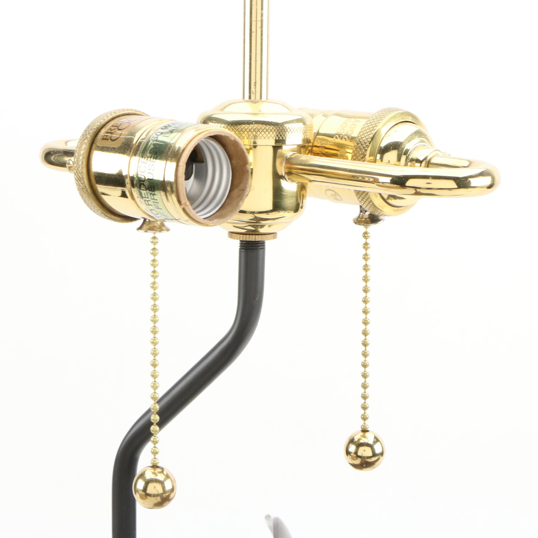 Frederick Cooper Bronze Flying Geese Table Lamp