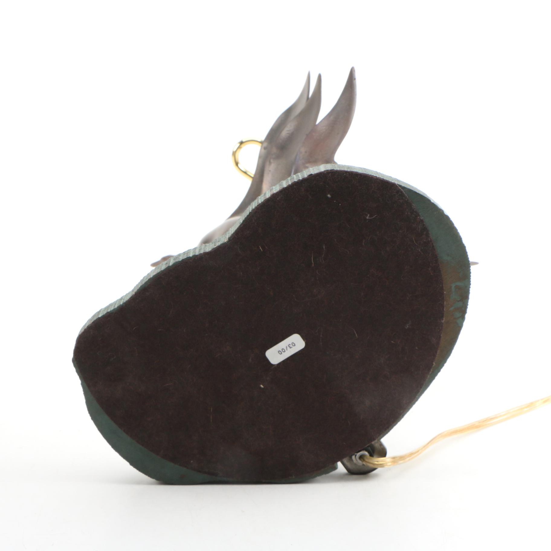 Frederick Cooper Bronze Flying Geese Table Lamp