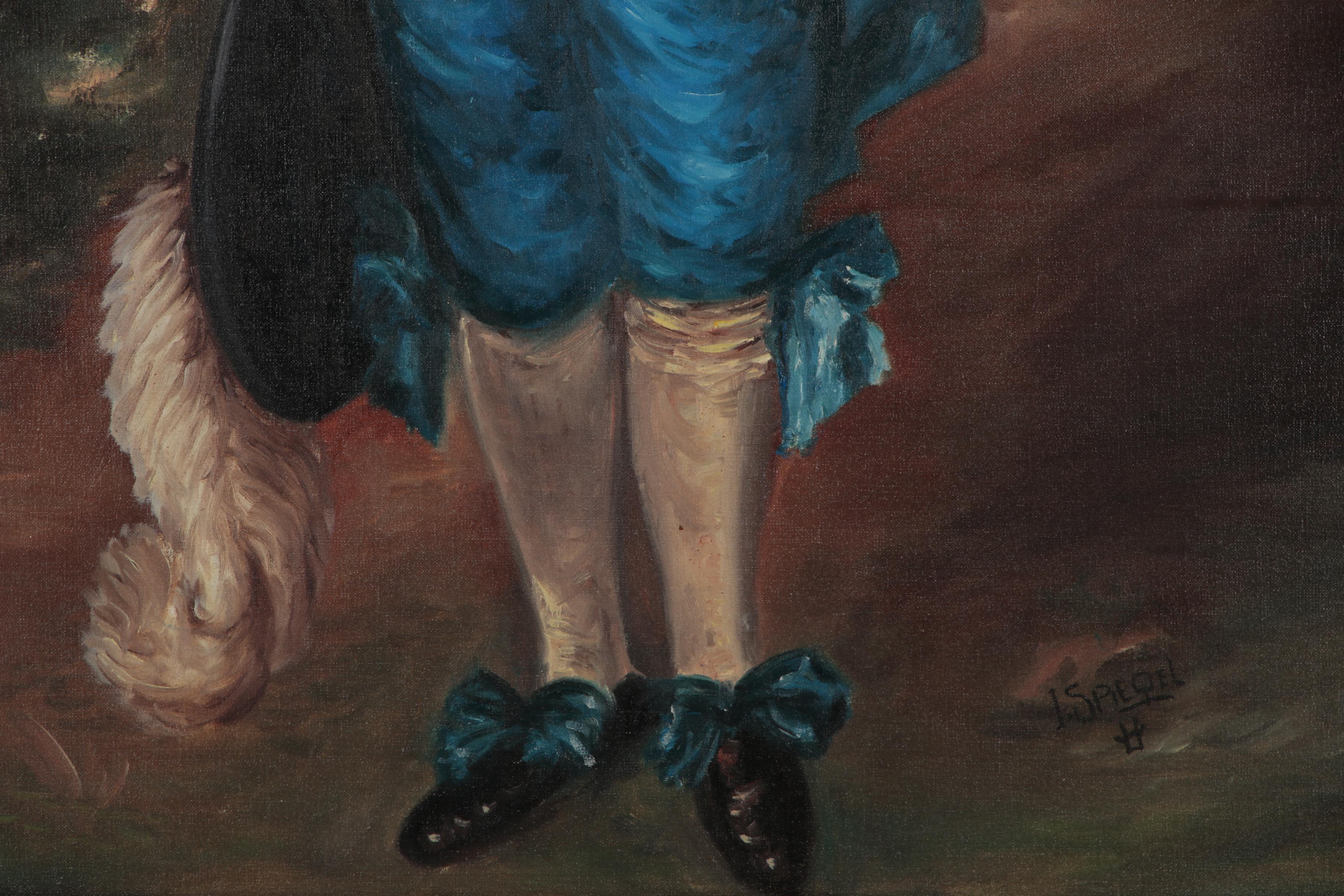 Oil Painting after Thomas Gainsborough "The Blue Boy"