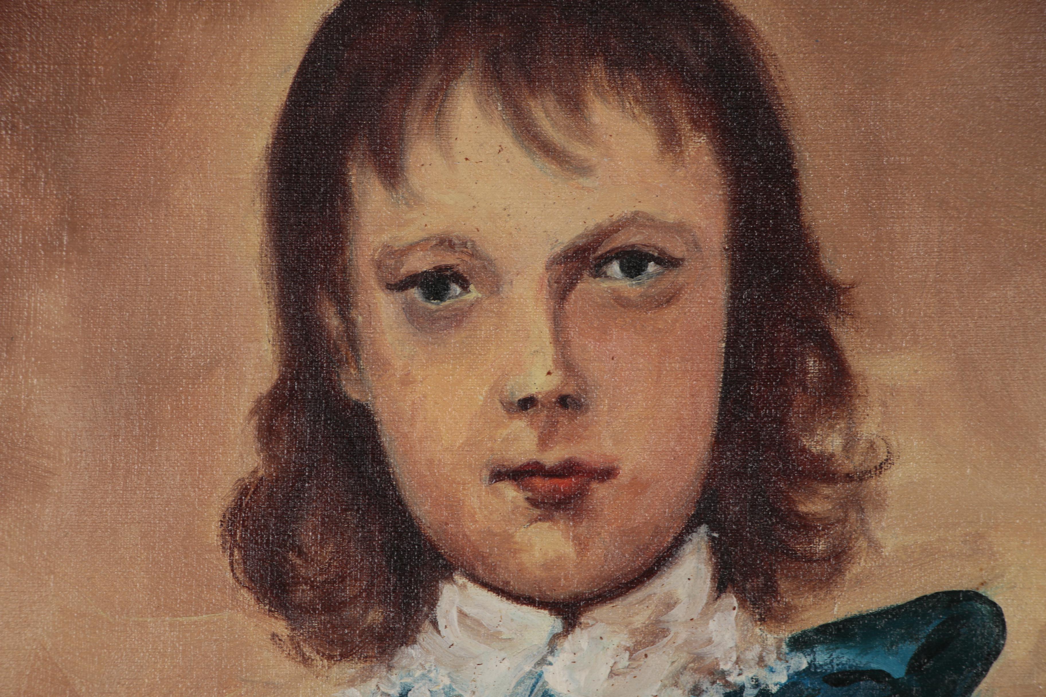 Oil Painting after Thomas Gainsborough "The Blue Boy"