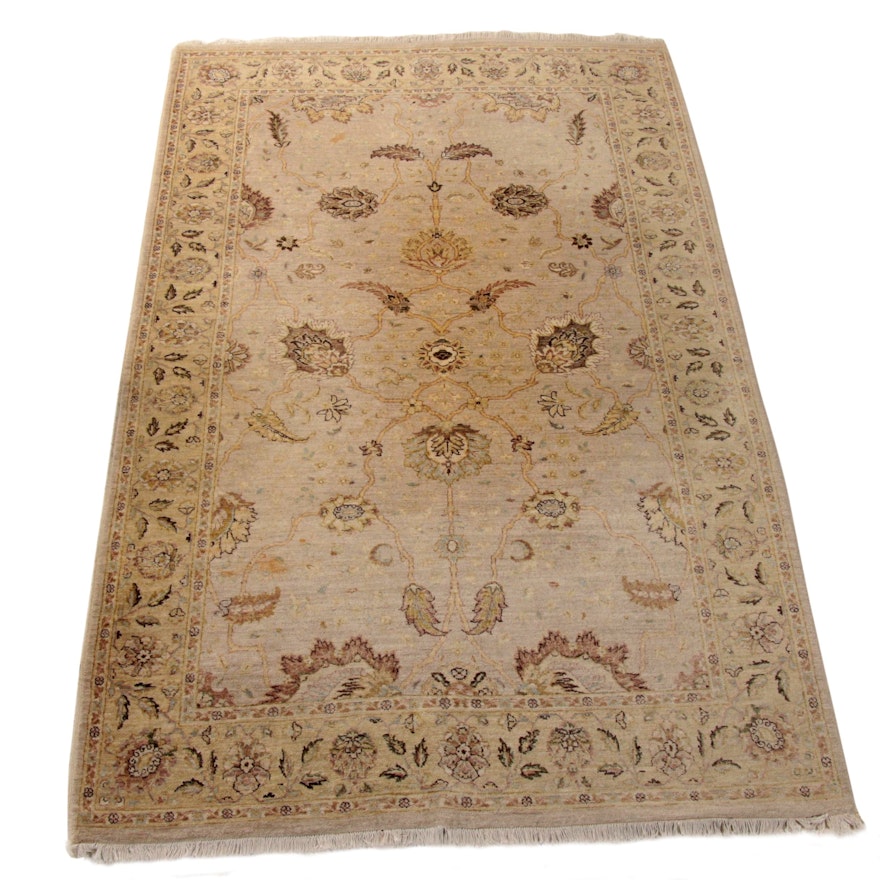 4'11 x 8'3 Hand-Knotted Indo-Persian Tabriz Rug