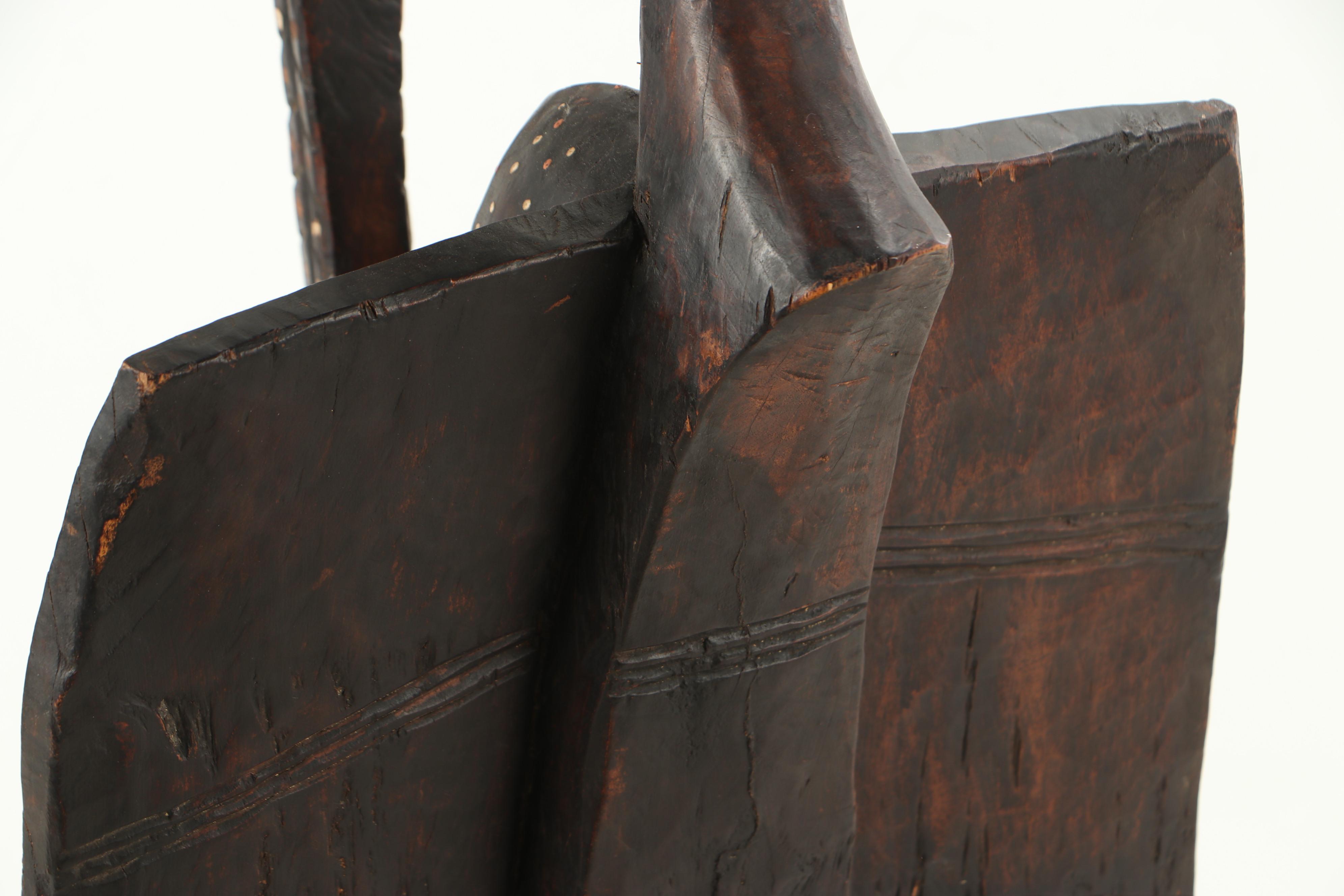 Senufo Style Bird (Sejen) Wooden Sculpture