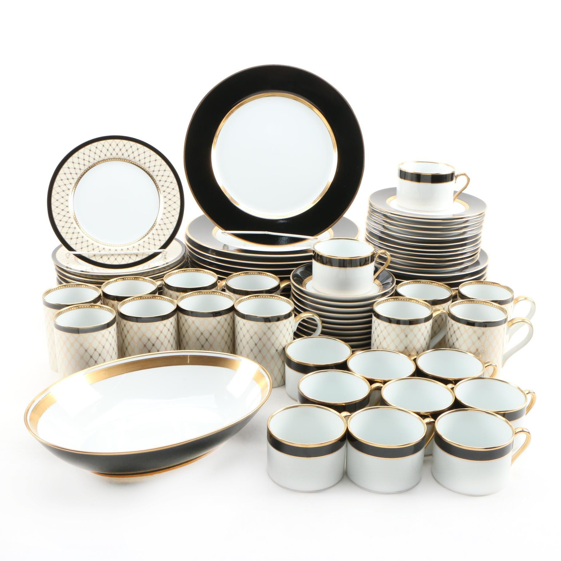 Fitz & Floyd "Renaissance" and "Chaumont" Porcelain Dinnerware