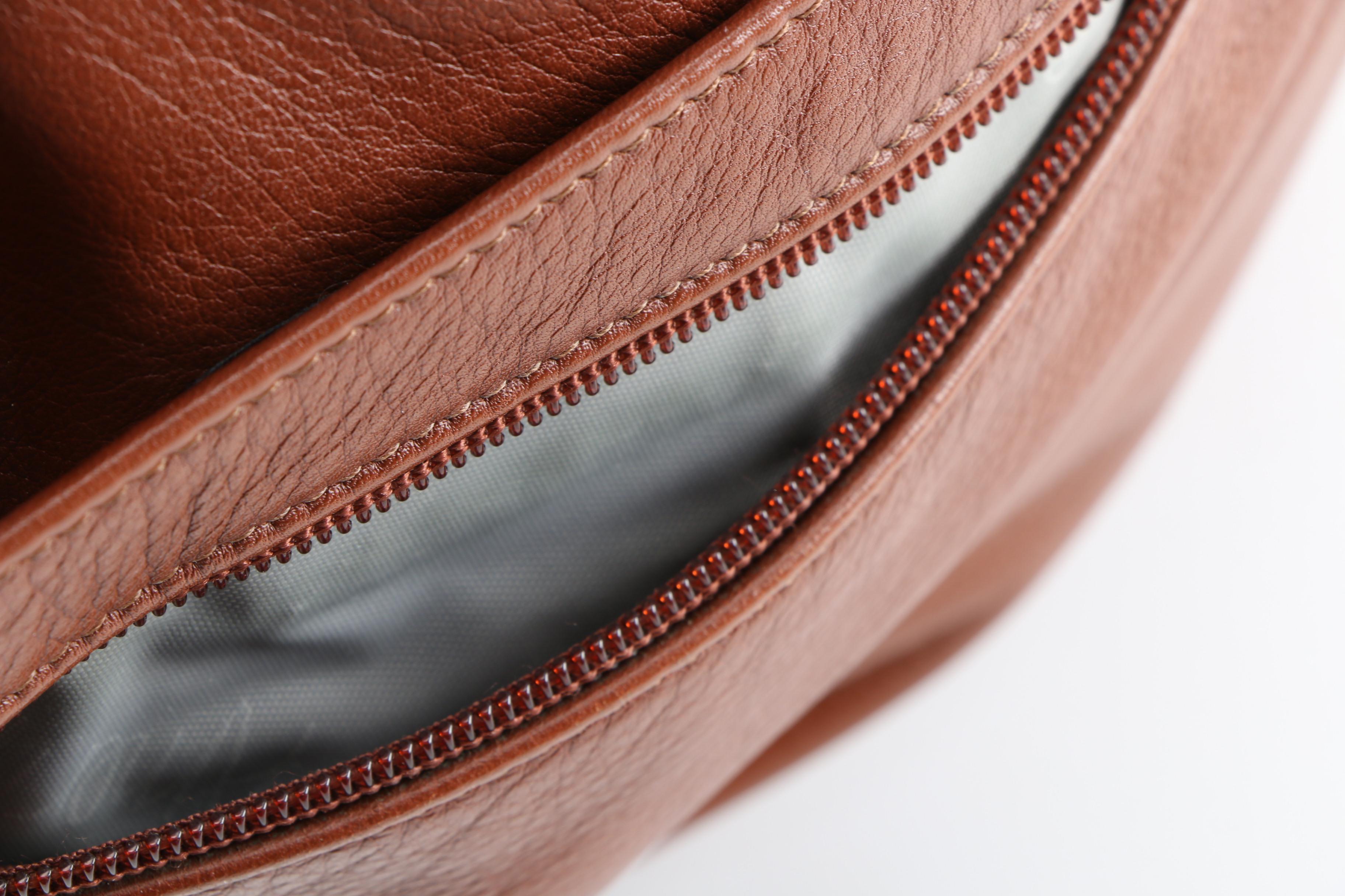 AmeriBag Sling Bag and Stone Mountain Shoulder Bag in Grained Leather