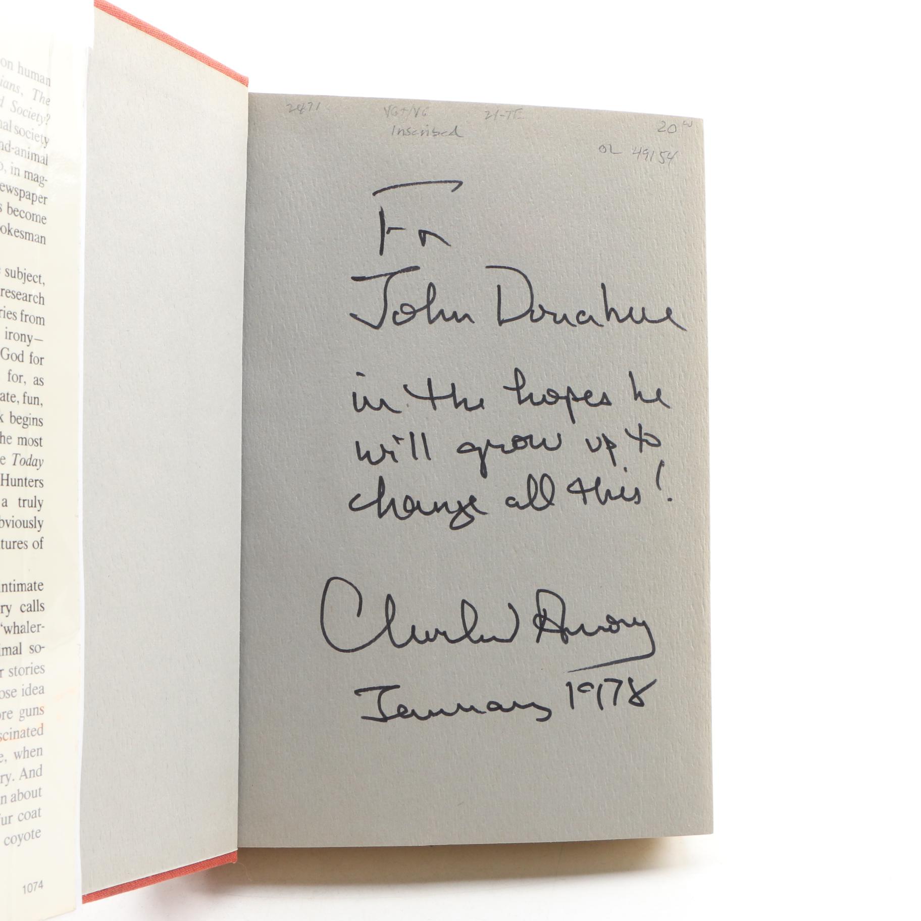 Nonfiction Books including Signed "Man Kind?", "I Want to Grow Hair" and More