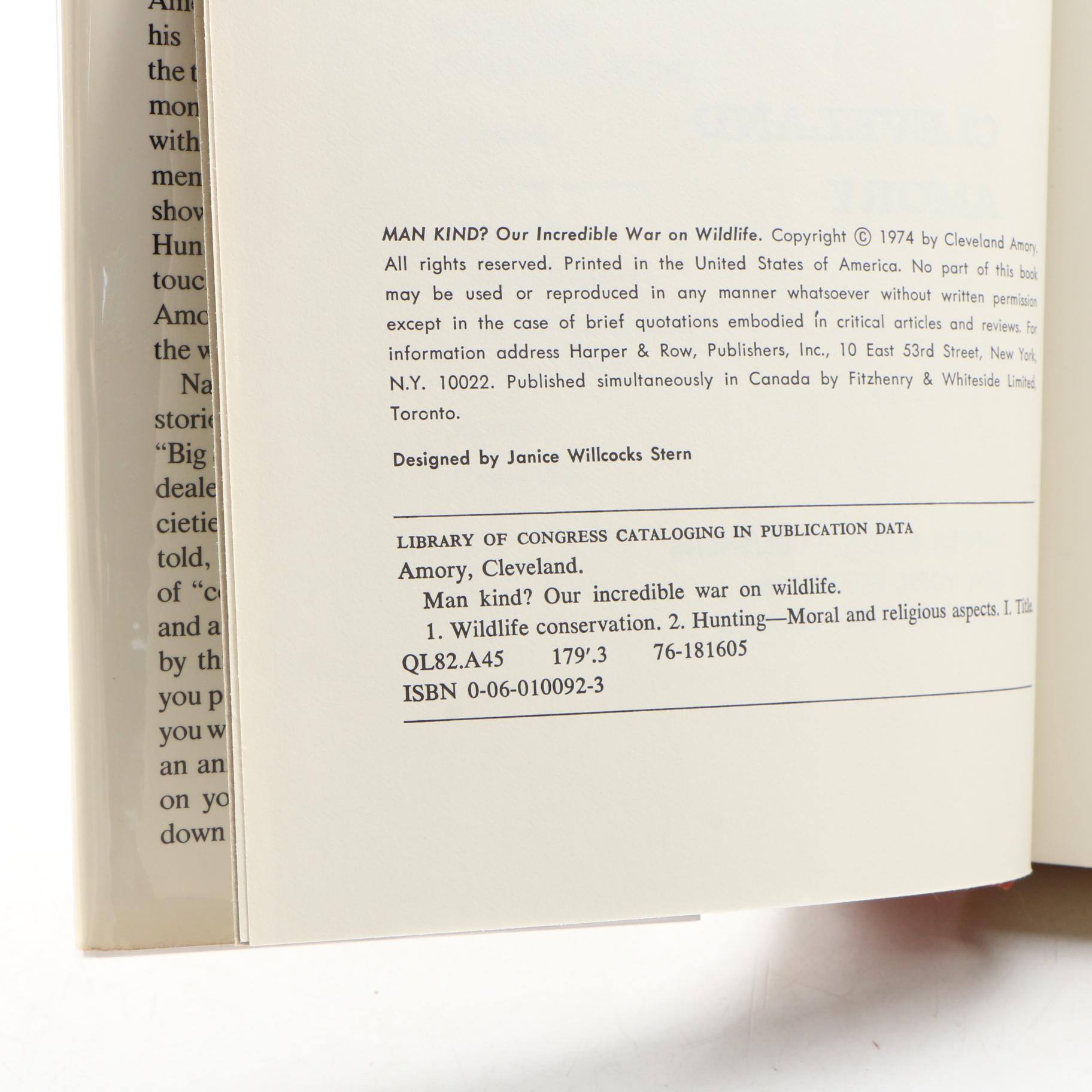 Nonfiction Books including Signed "Man Kind?", "I Want to Grow Hair" and More