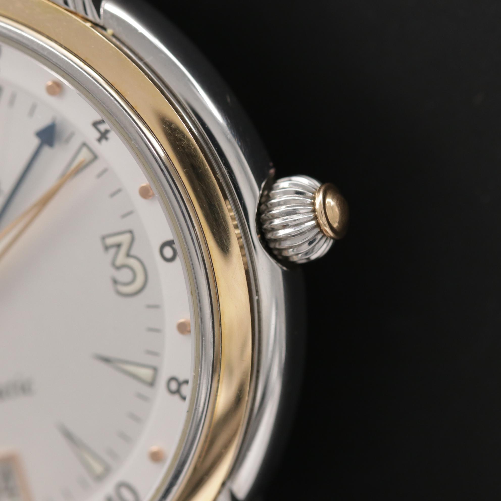 Maurice LaCroix Pontos GMT 18K Gold and Stainless Steel Automatic Watch