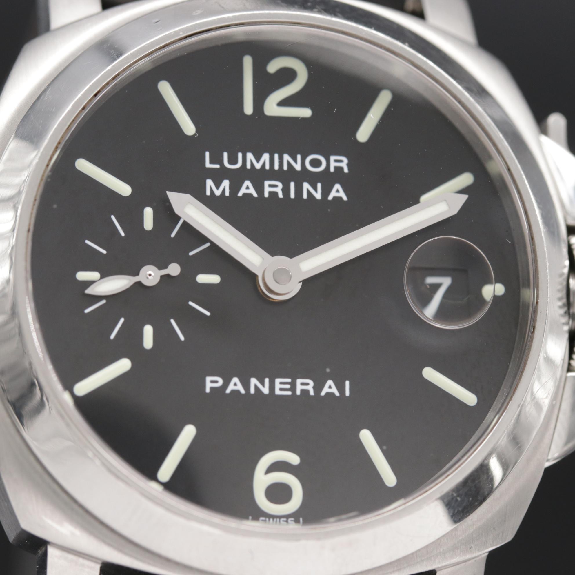 Panerai Luminor Marina PAM48 Stainless Steel Automatic Watch