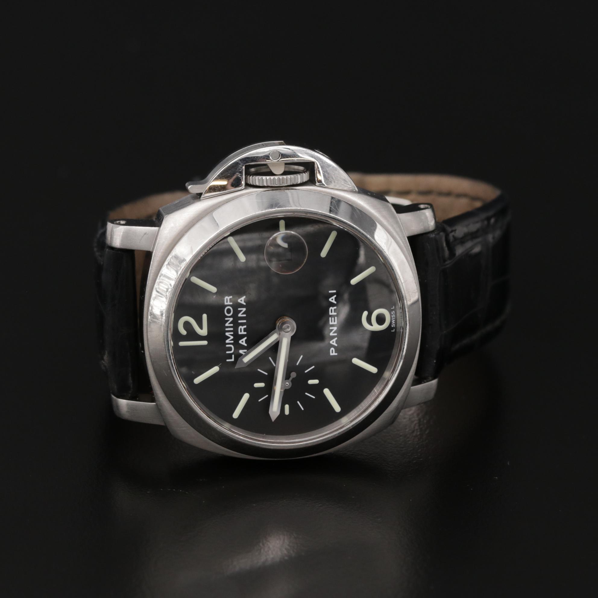 Panerai Luminor Marina PAM48 Stainless Steel Automatic Watch
