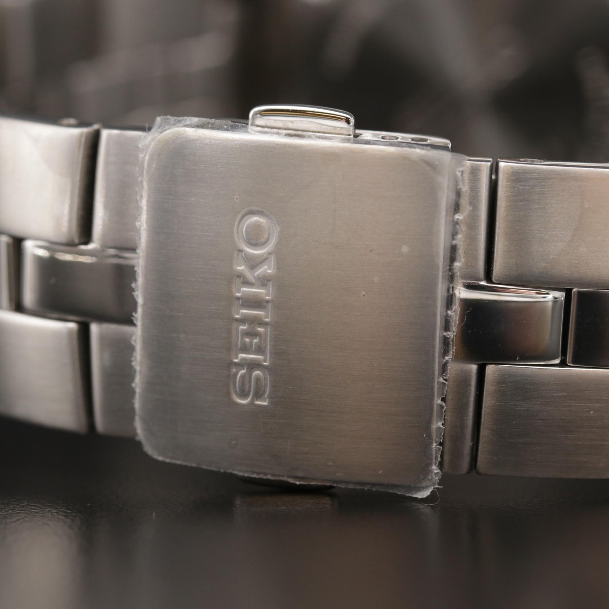 Seiko Arctura Kinetic Stainless Steel Chronograph Watch