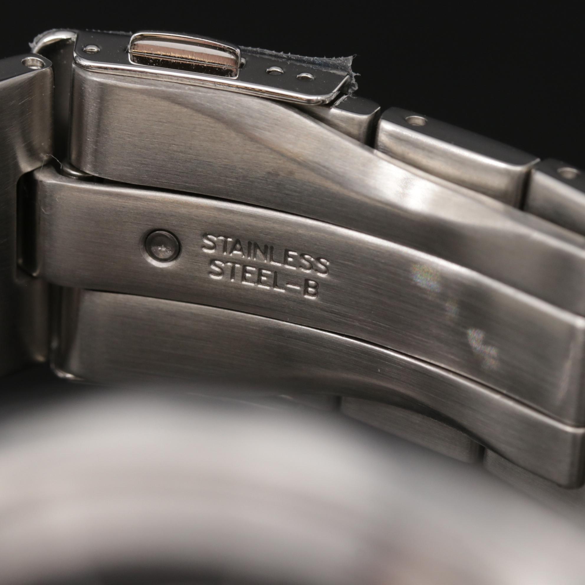 Seiko Arctura Kinetic Stainless Steel Chronograph Watch