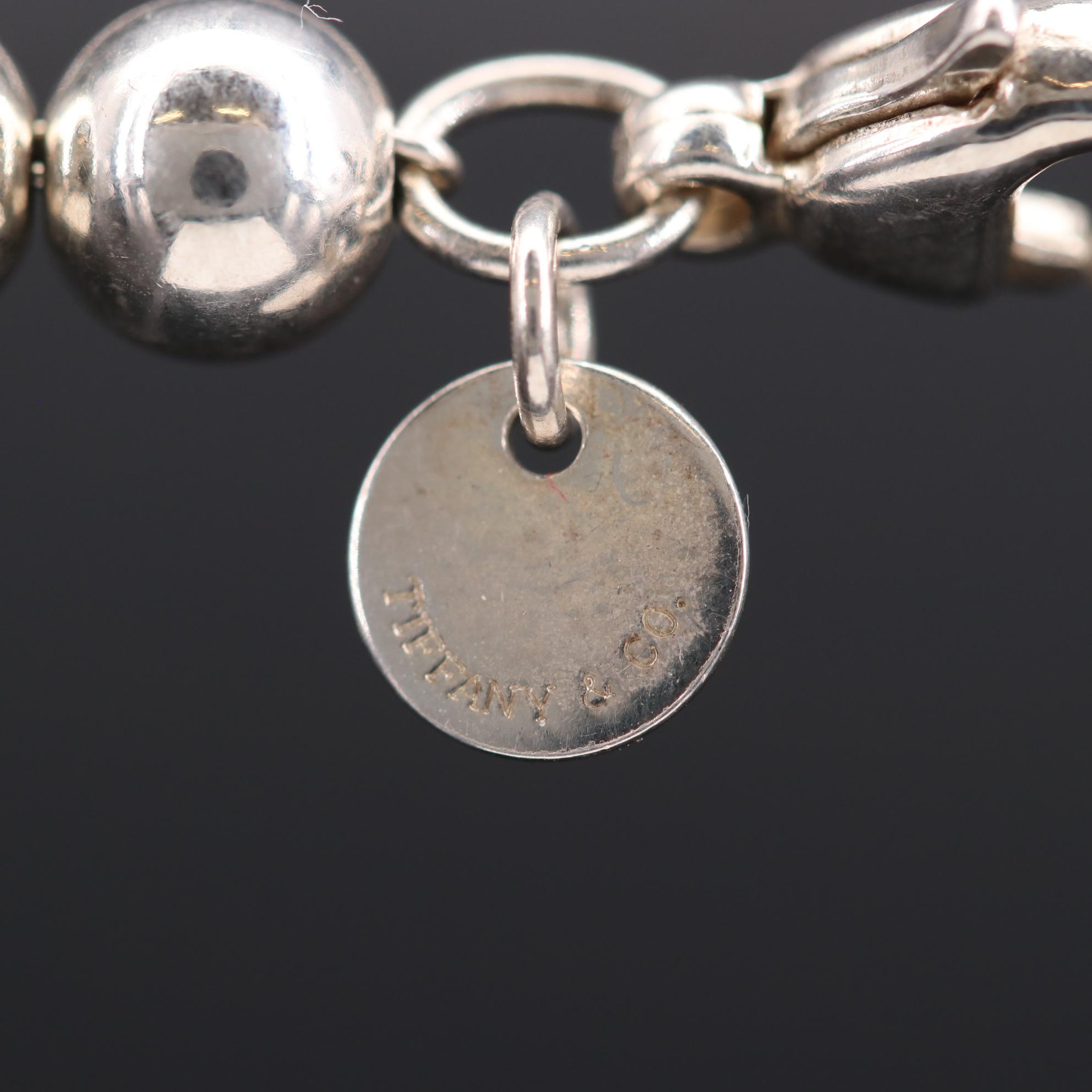 Tiffany & Co. "HardWear" Sterling Silver Graduated Bead Necklace