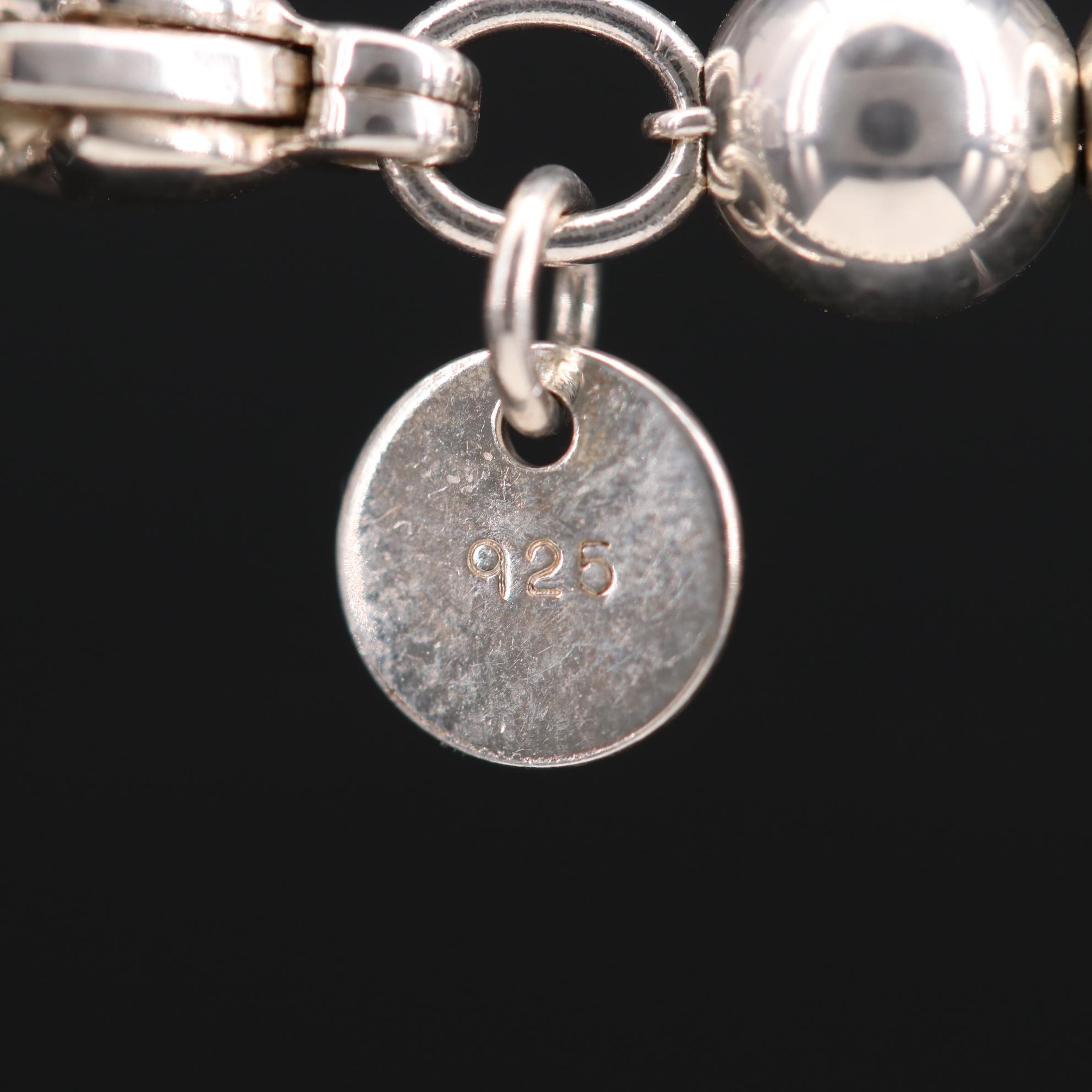 Tiffany & Co. "HardWear" Sterling Silver Graduated Bead Necklace